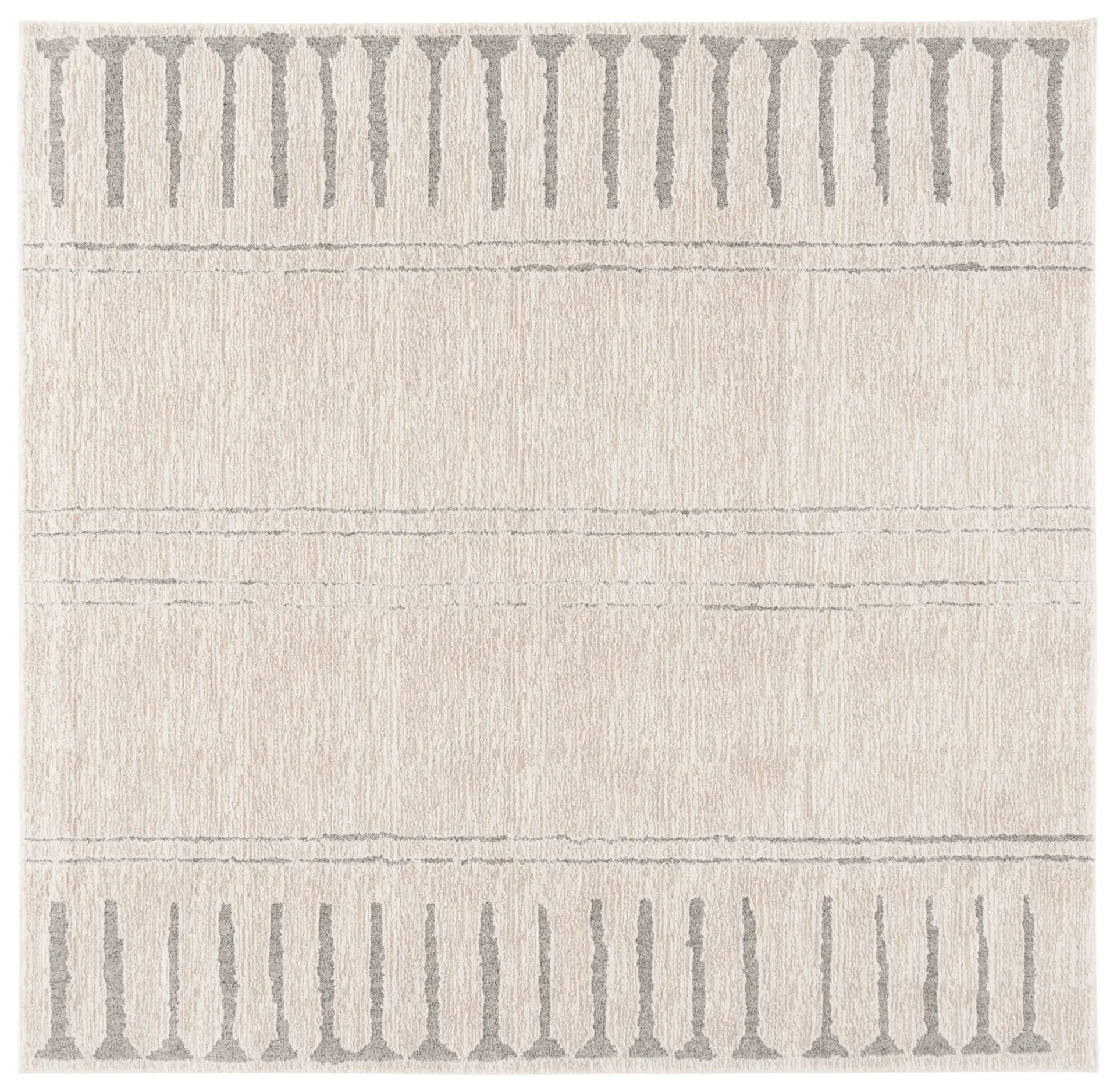 Northport Striped Border Rug
