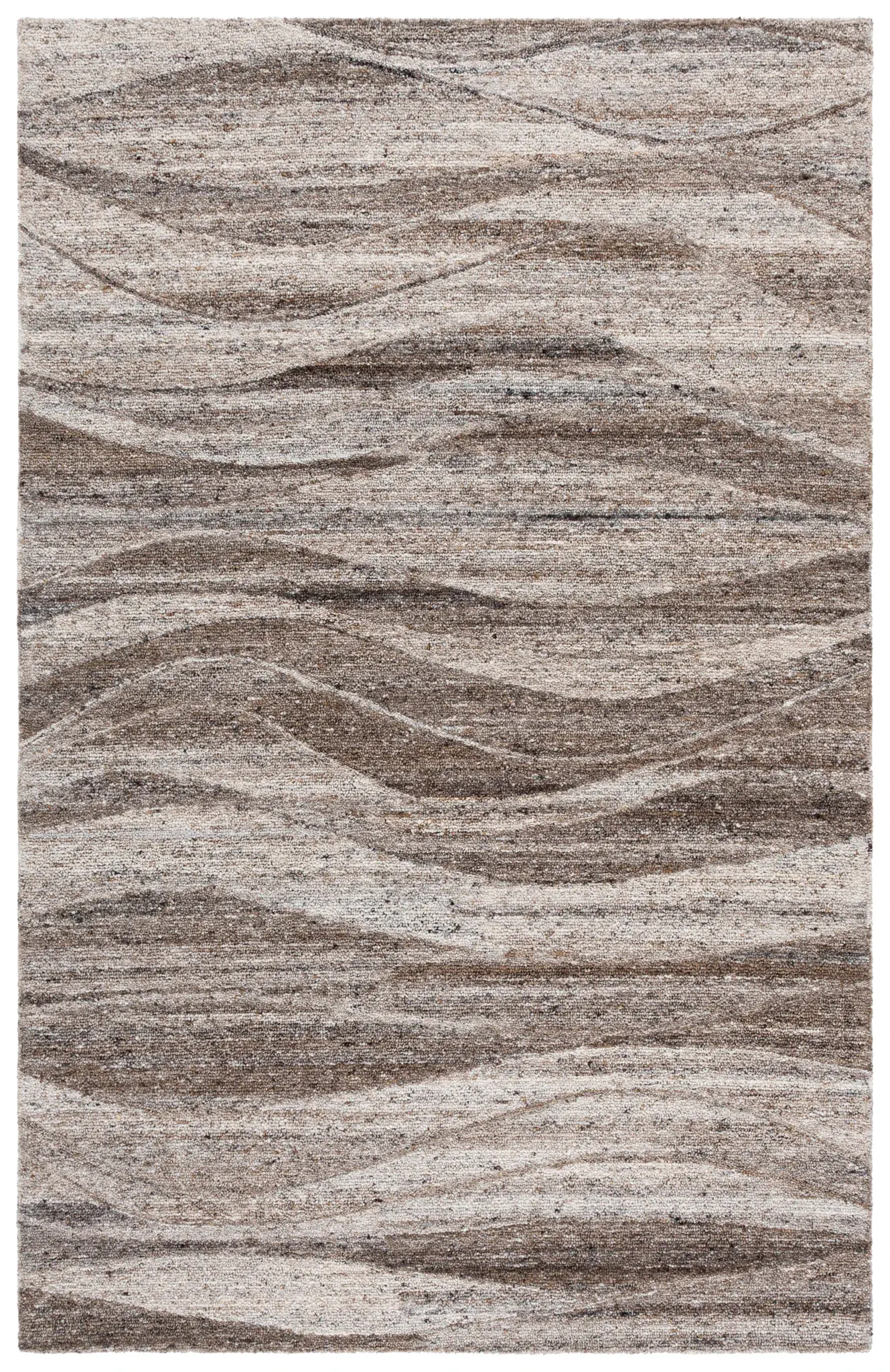 Oakwood Wave Hand-Tufted Wool Rug