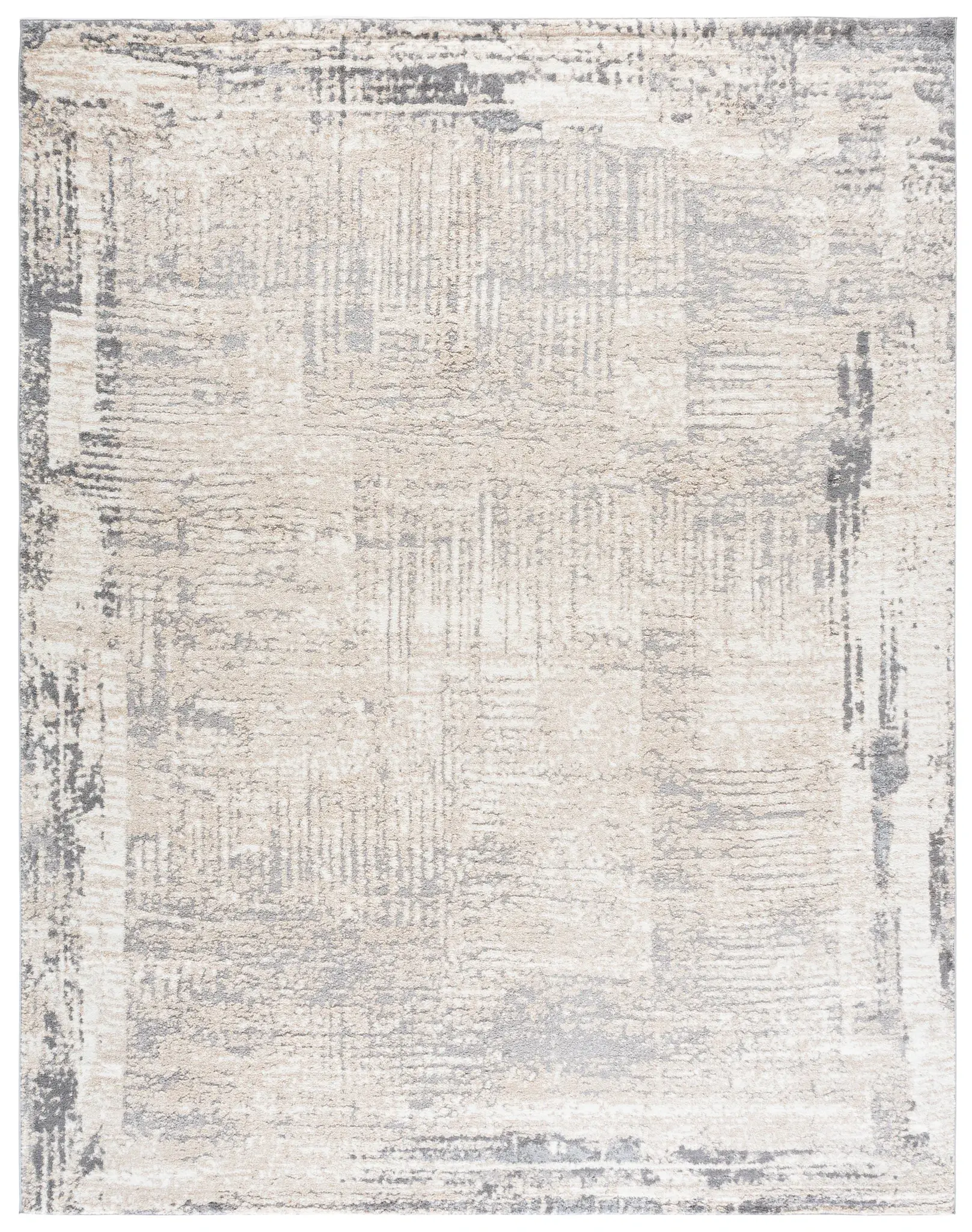 Opal Abstract Border Rug