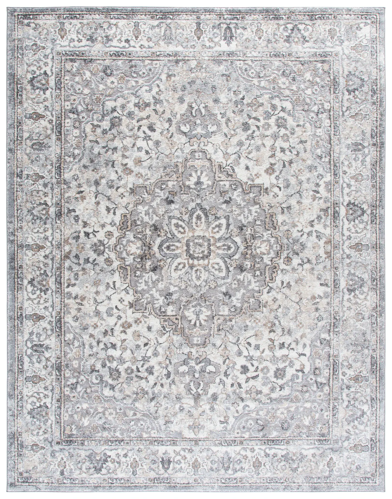 Opal Faded Medallion Rug