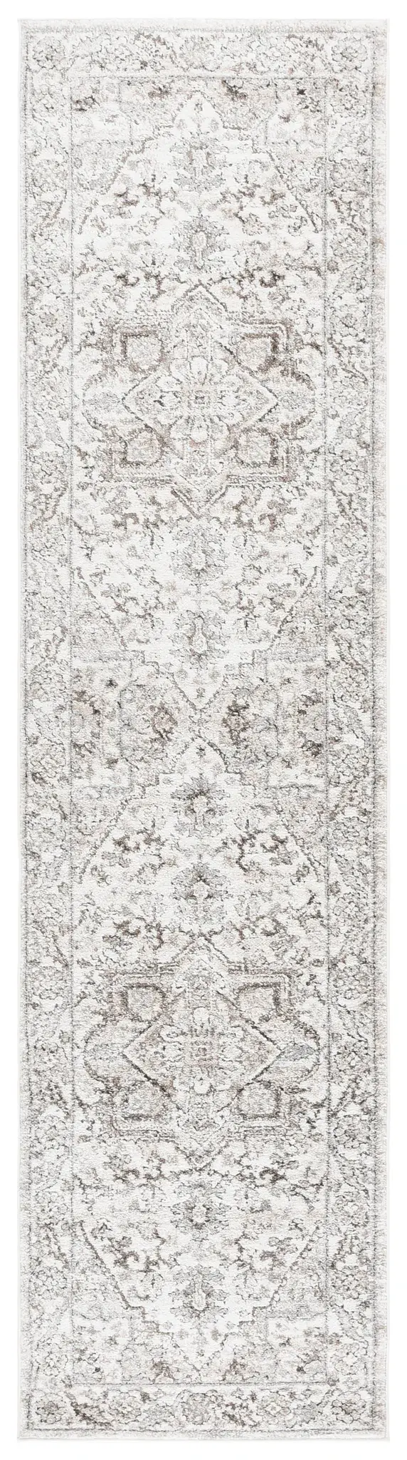 Opal Geometric Medallion Border Rug