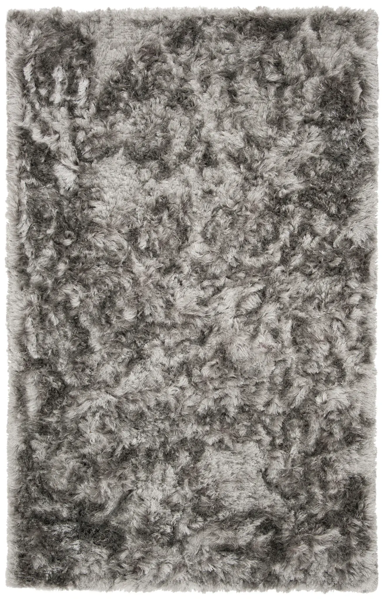 Ocean Textured Solid Hand-Tufted Shag Rug