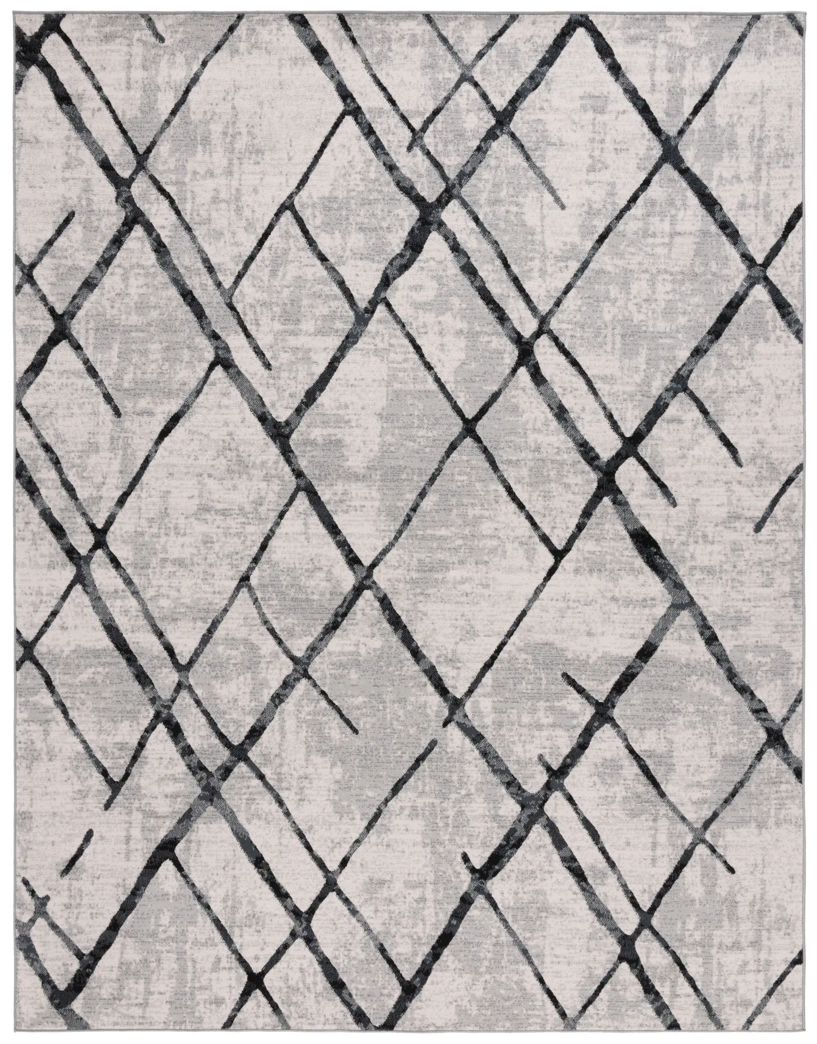 Odyssey Distressed Diamond Rug