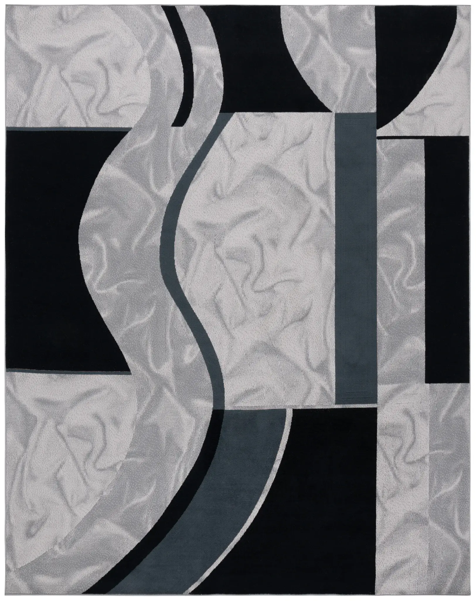 Odyssey Abstract Curve Rug