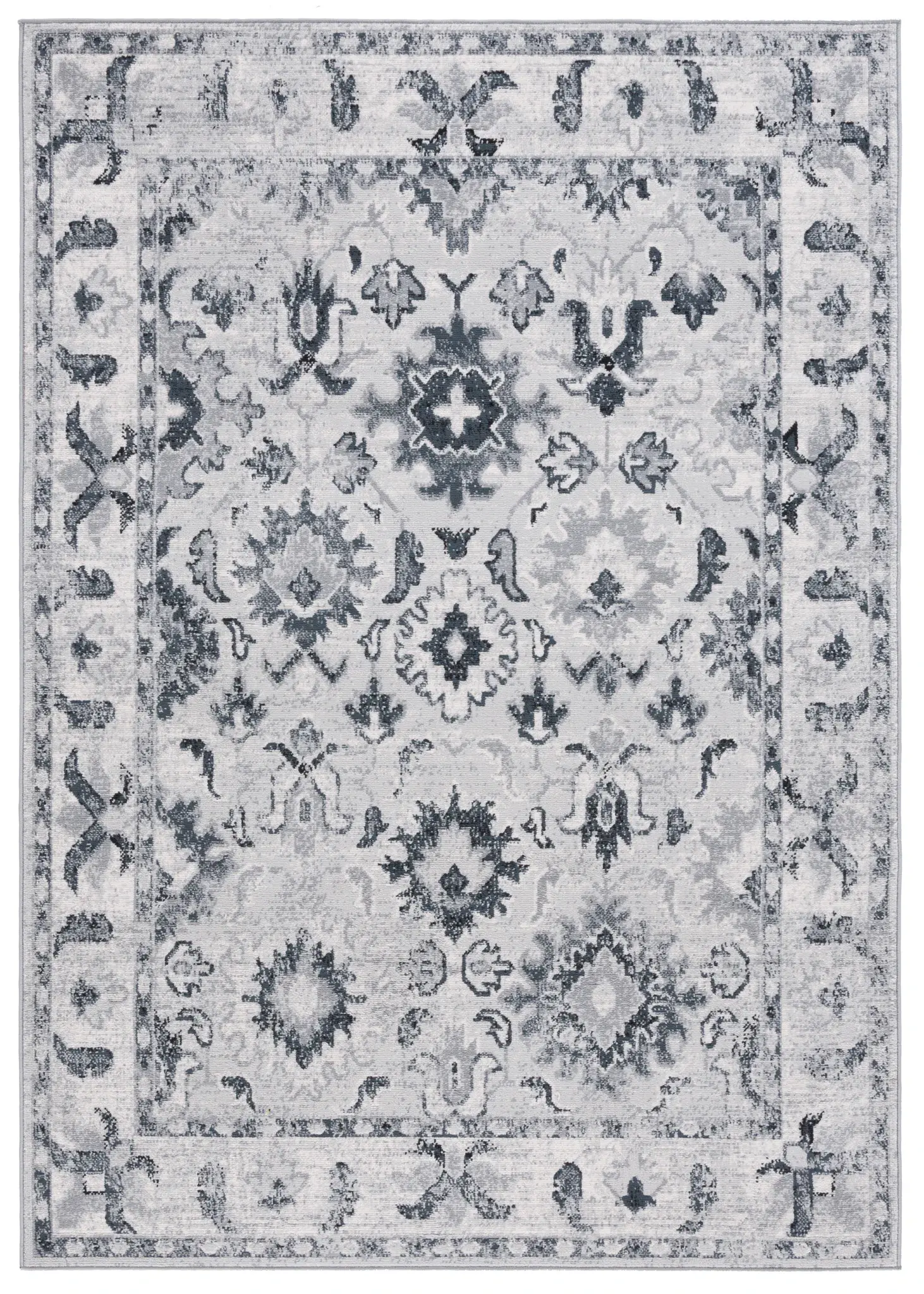 Odyssey Bordered Medallion Rug