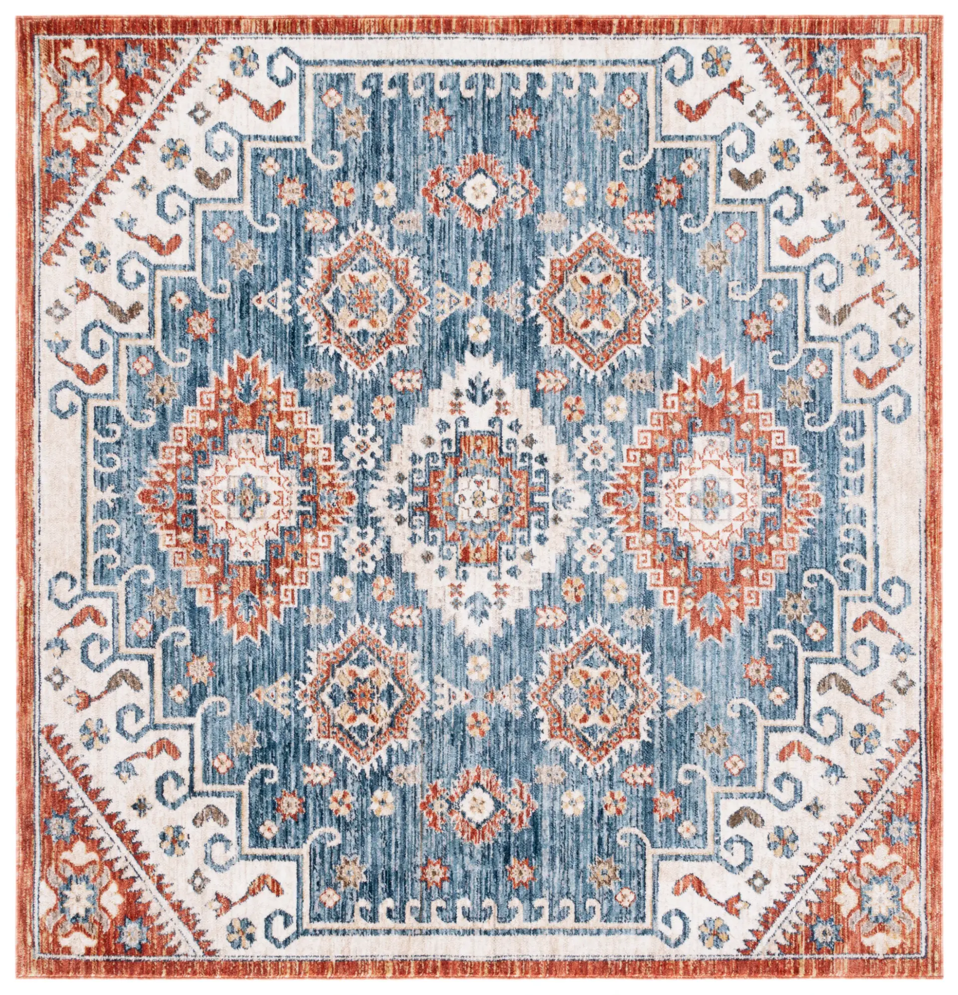 Olympia Diamond Medallion Rug