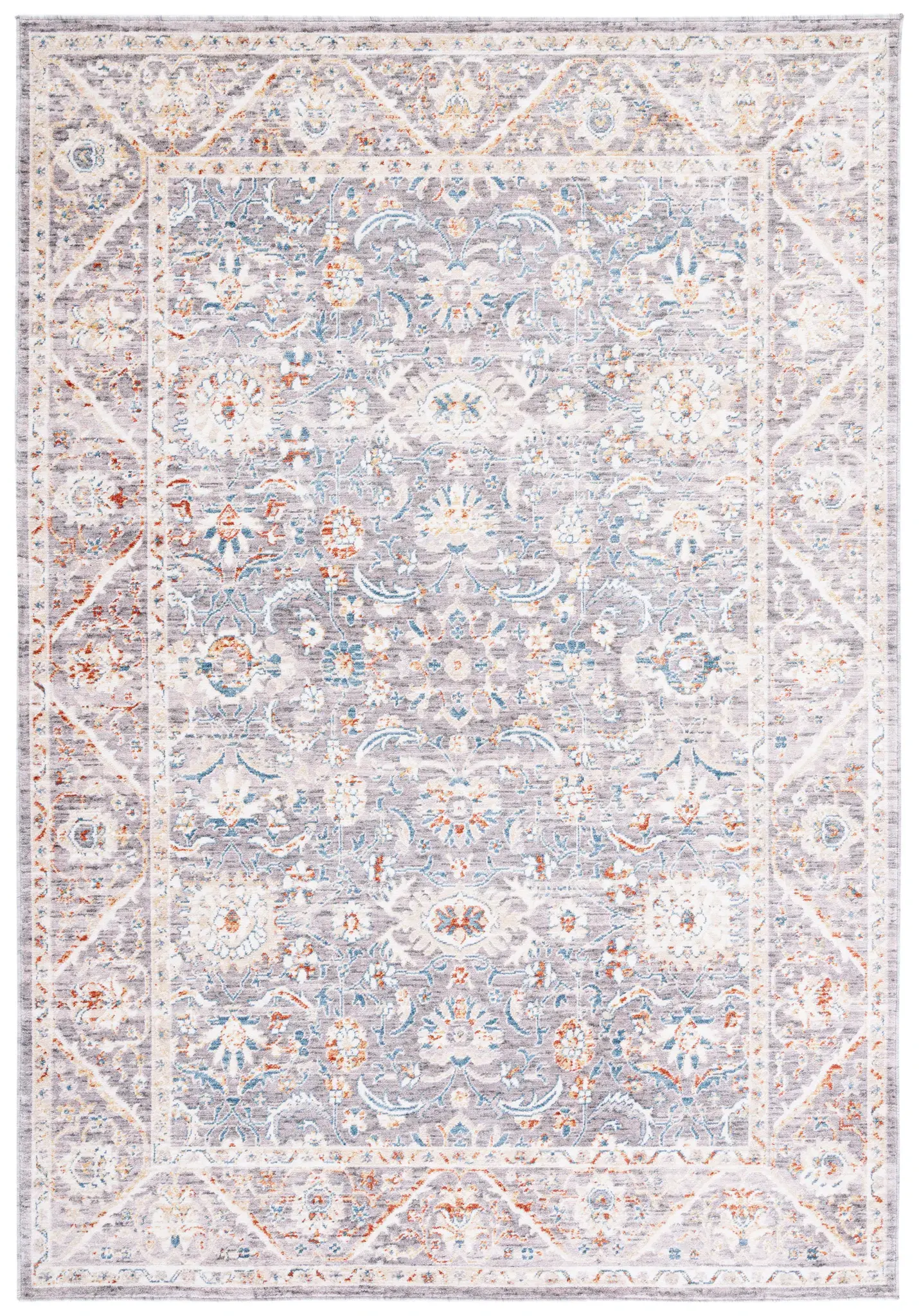 Olympia Floral Border Rug