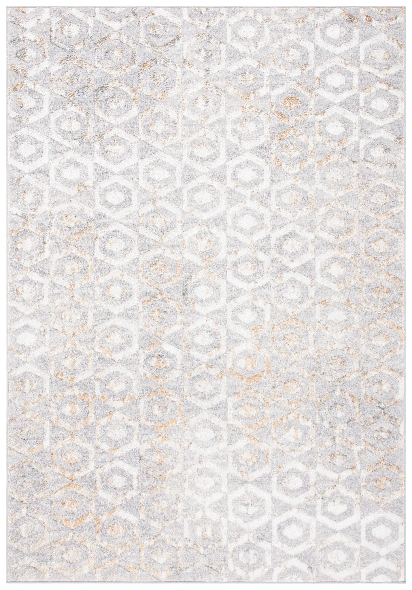 Orchard Hexagon Lattice Rug