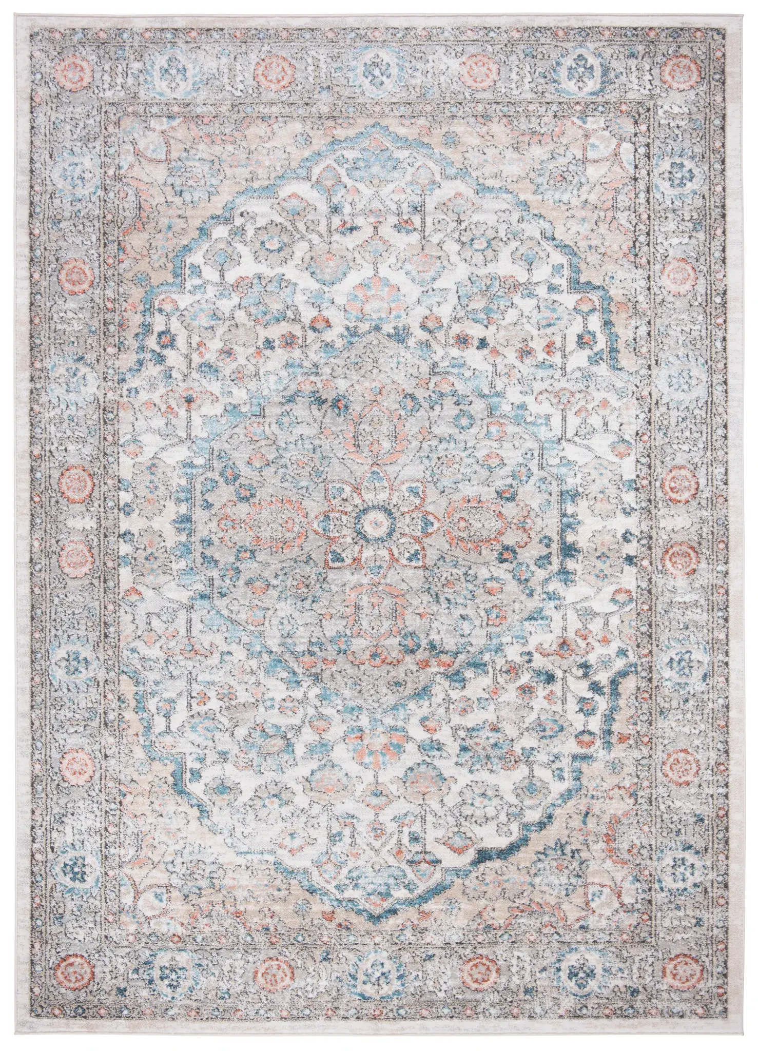 Oregon Medallion Border Rug
