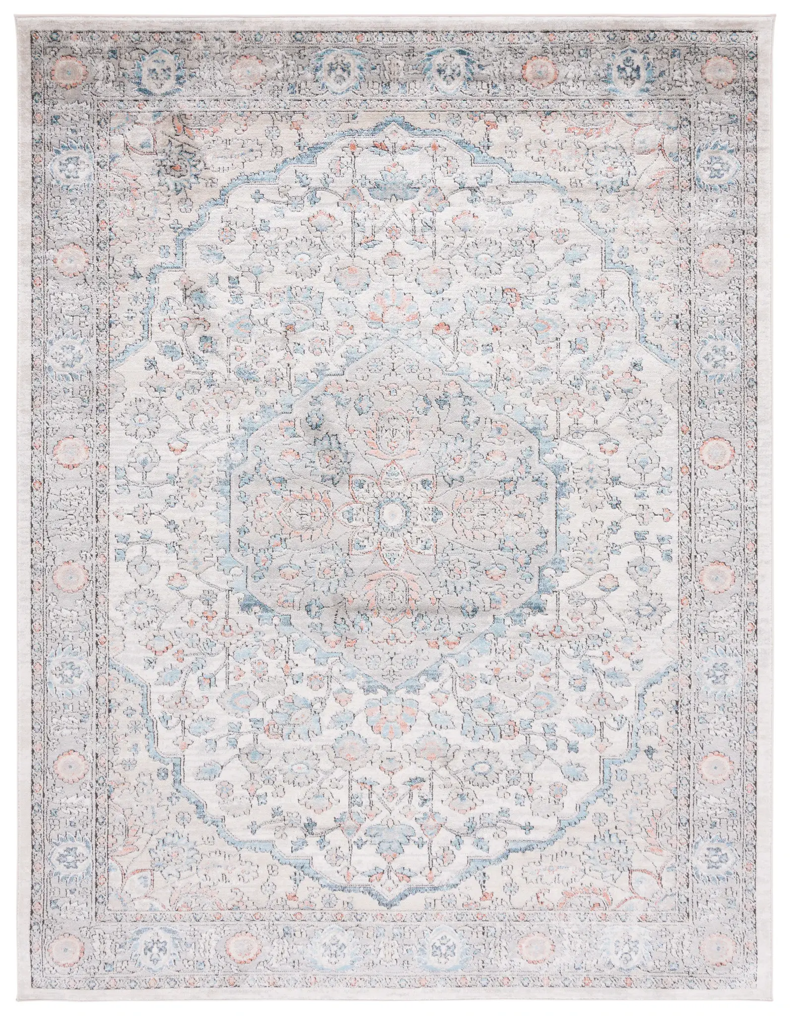 Oregon Medallion Border Rug