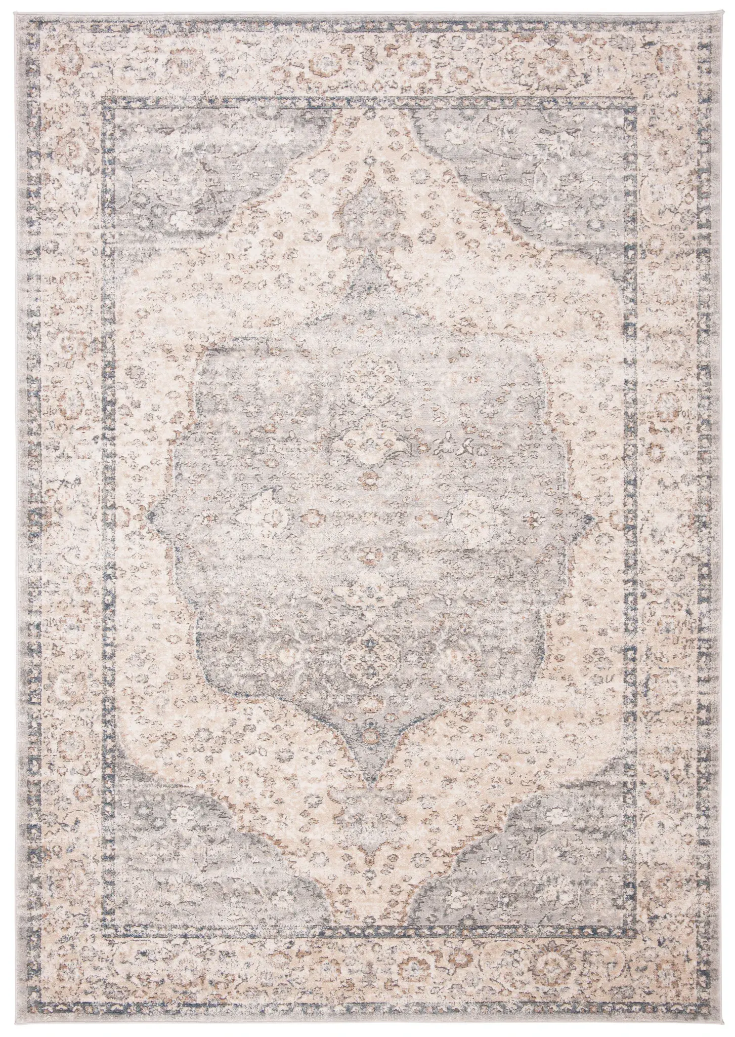Oregon Distressed Arabesque Medallion Rug