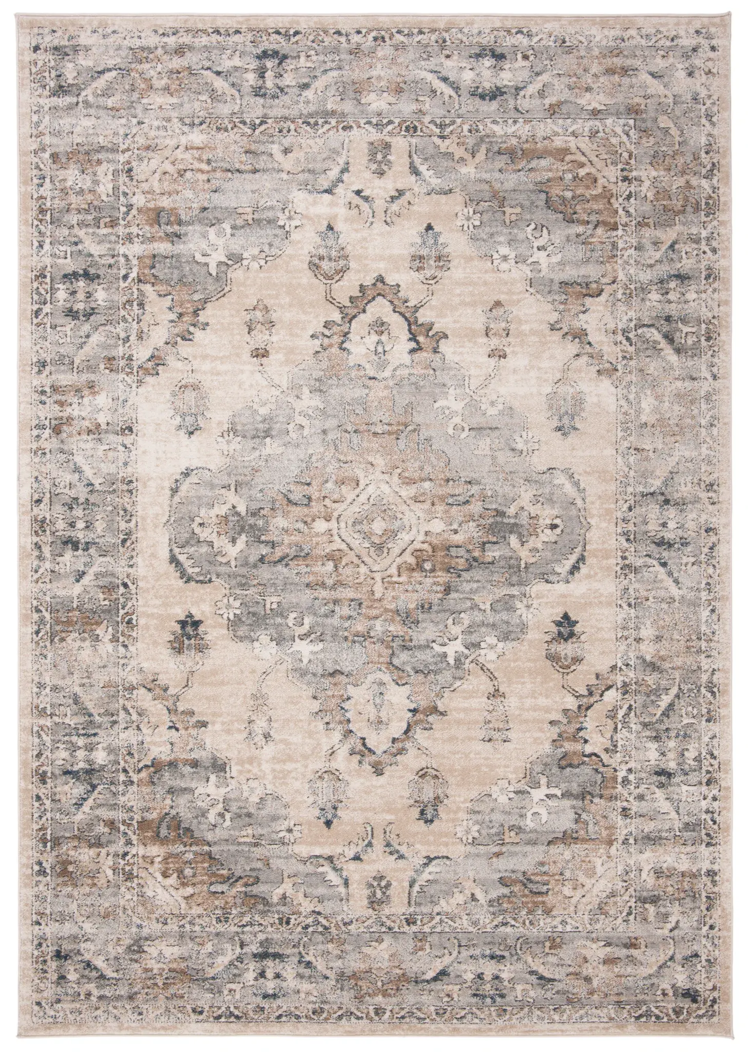 Oregon Vintage Floral Medallion Rug