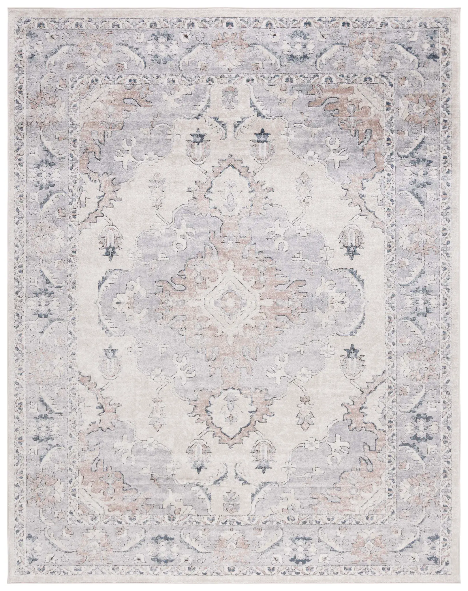 Oregon Vintage Floral Medallion Rug