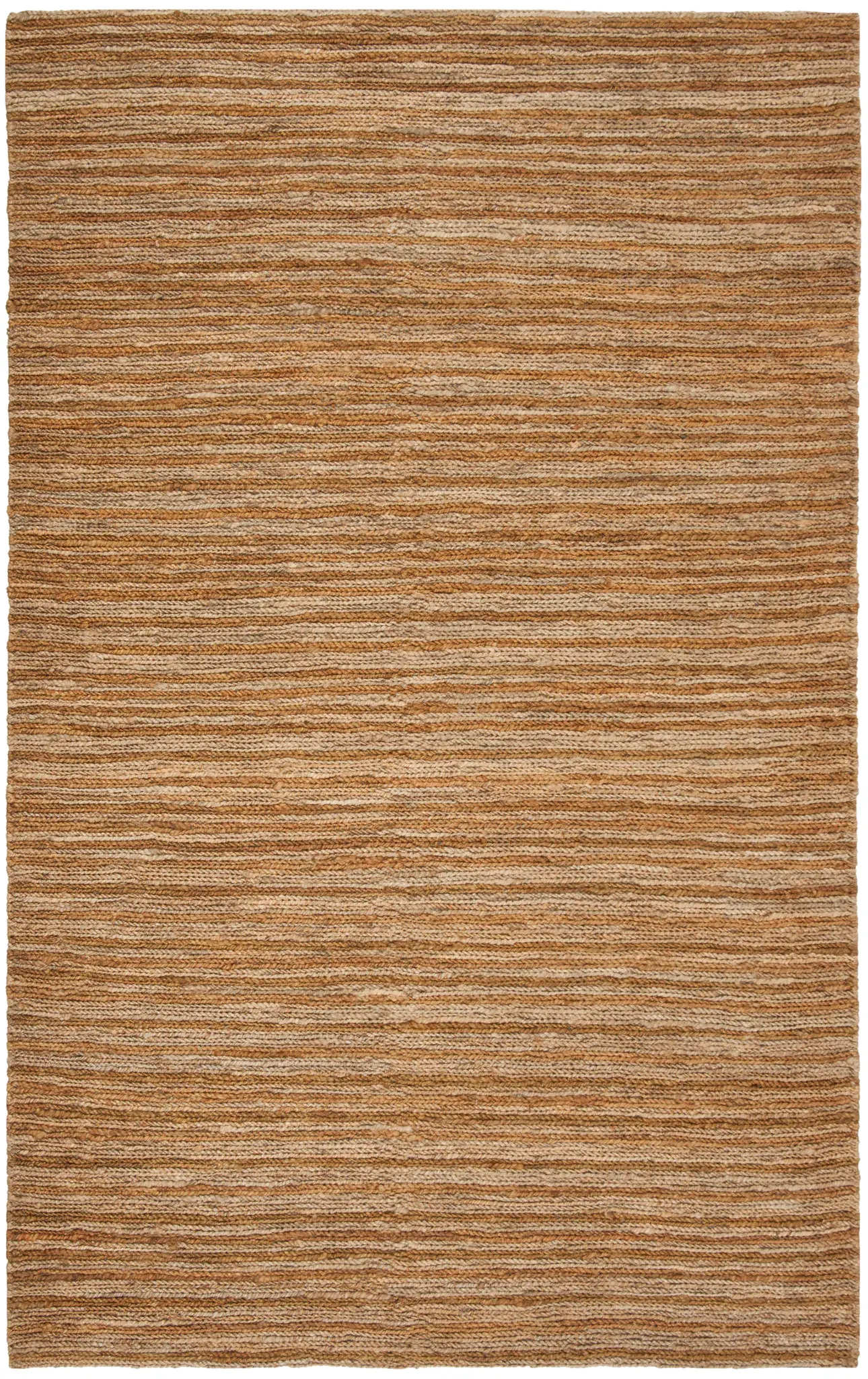 Organica Organic Coastal Ribbed Hand-Knotted Jute Rug