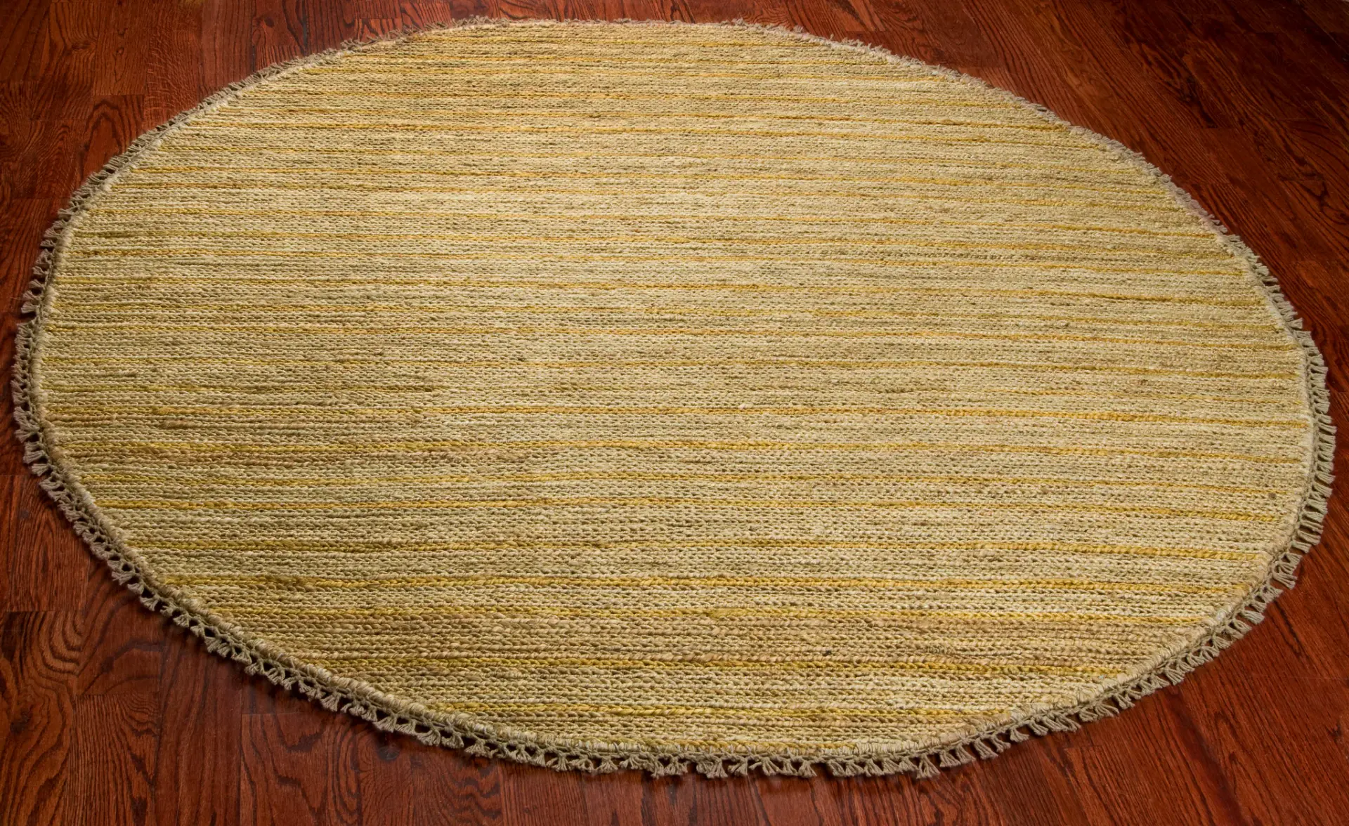 Organica Organic Coastal Ribbed Hand-Knotted Jute Rug