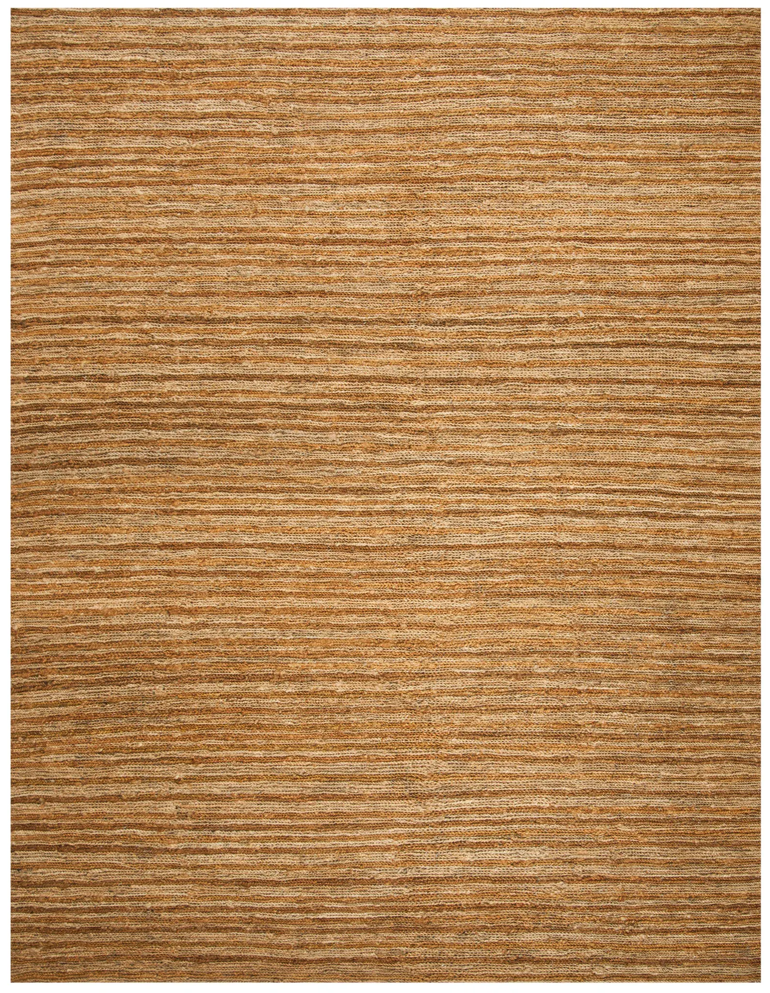 Organica Organic Coastal Ribbed Hand-Knotted Jute Rug