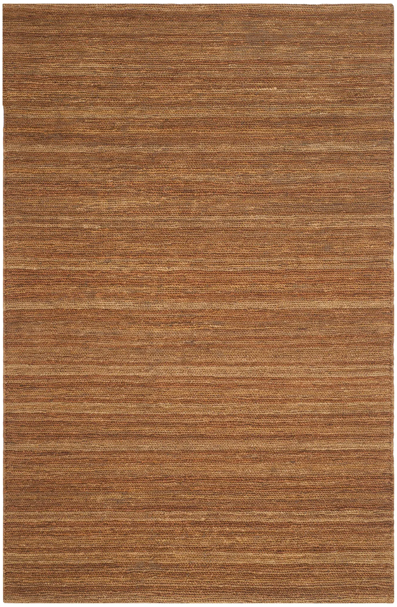 Organica Organic Coastal Striated Hand-Knotted Jute Rug