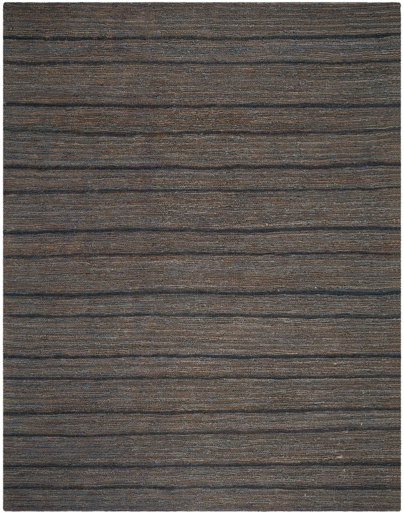 Organica Organic Coastal Striped Hand-Knotted Jute Rug