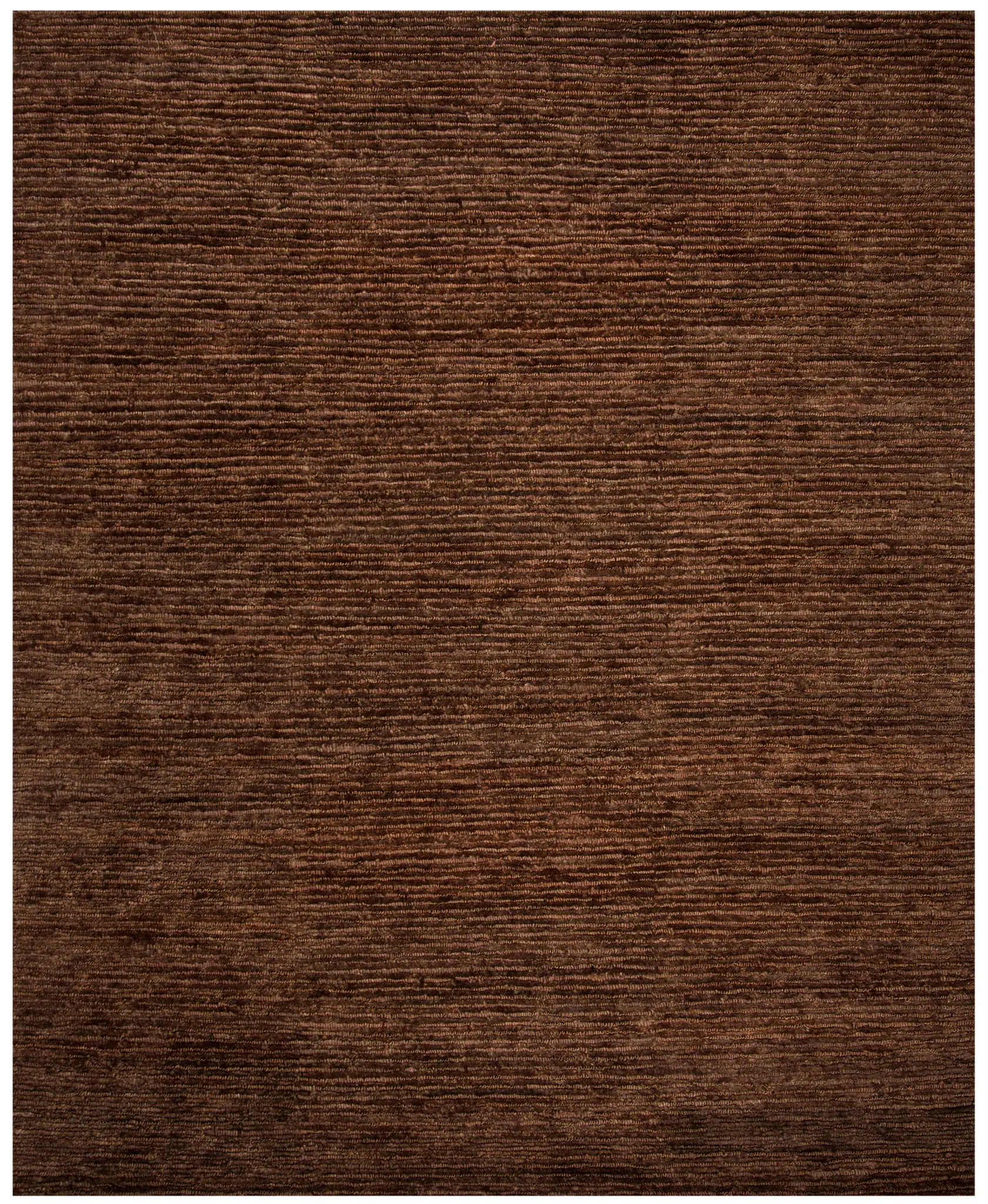 Organica Organic Modern Ribbed Hand-Knotted Jute Rug