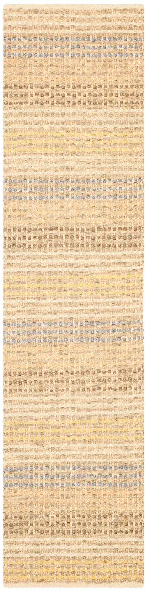 Organica Organic Coastal Banded Hand-Knotted Jute Rug