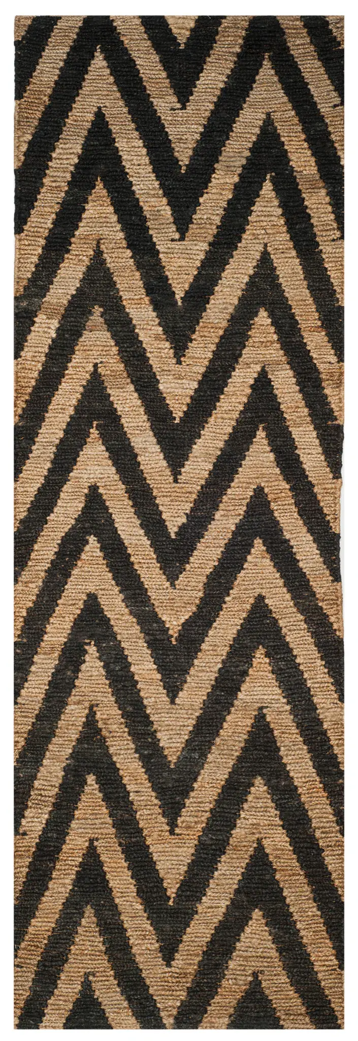 Organica Organic Zigzag Hand-Knotted Jute Rug