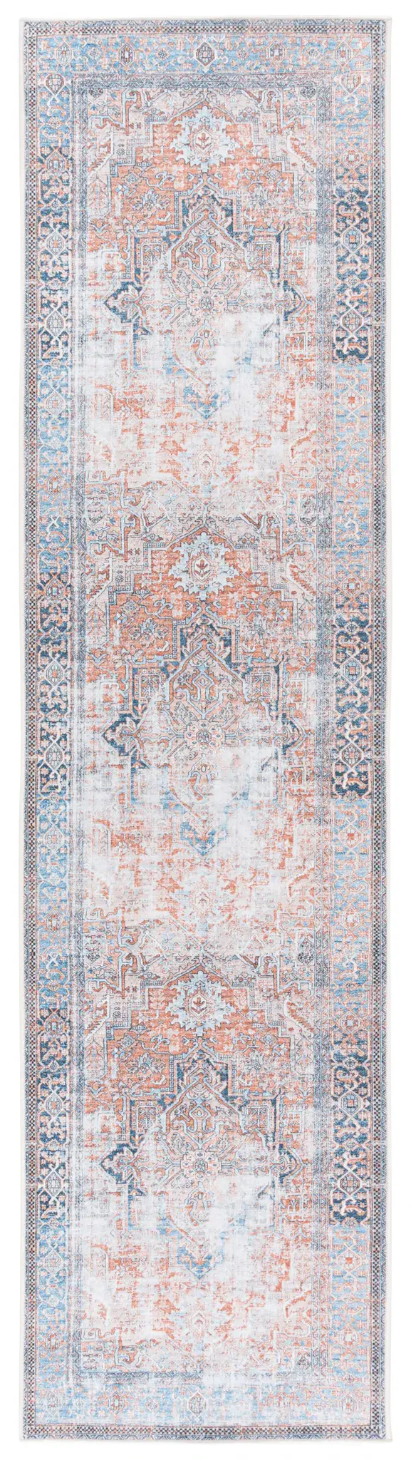 Orlando Faded Medallion Washable Rug