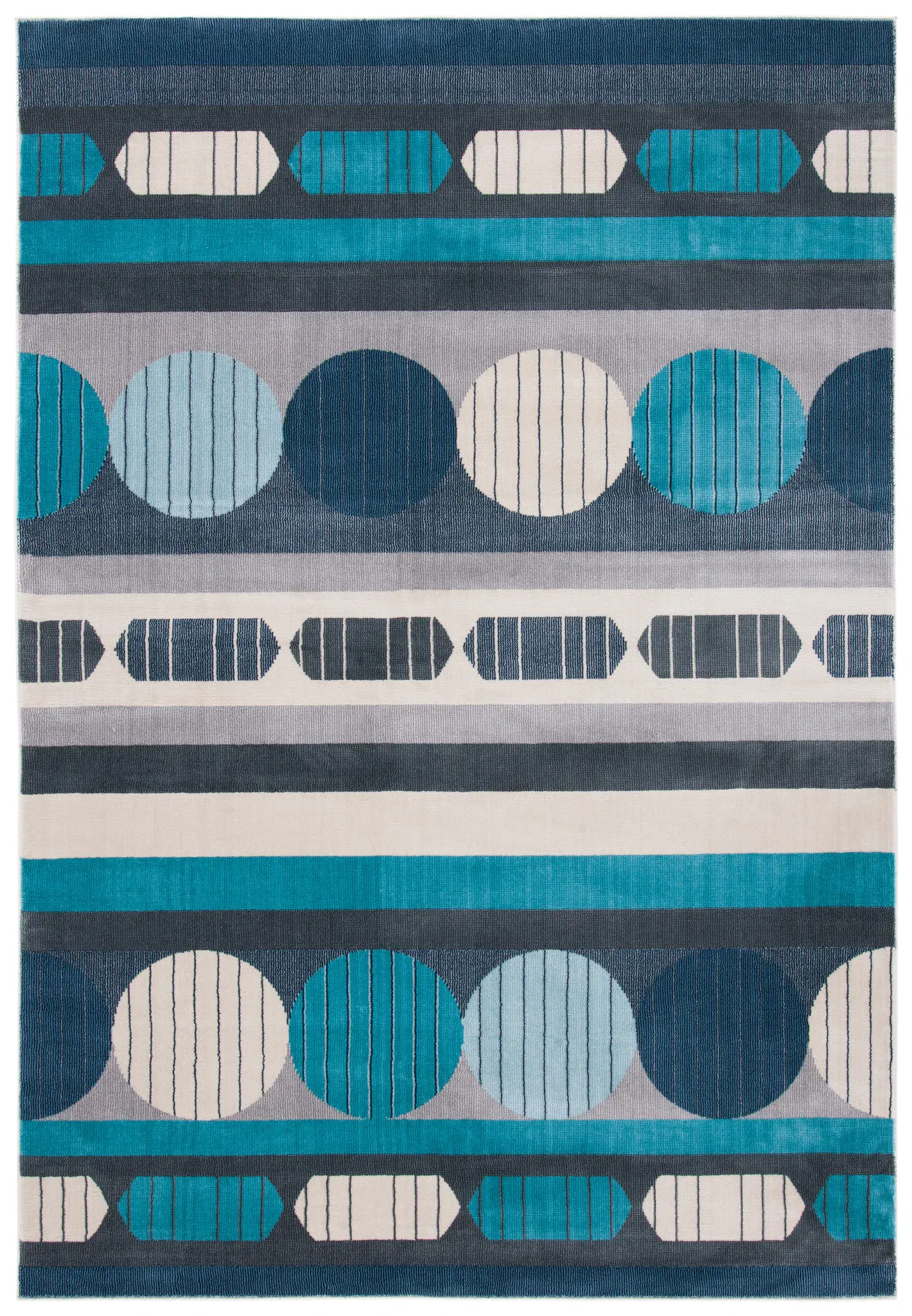 Orwell Banded Circle Rug