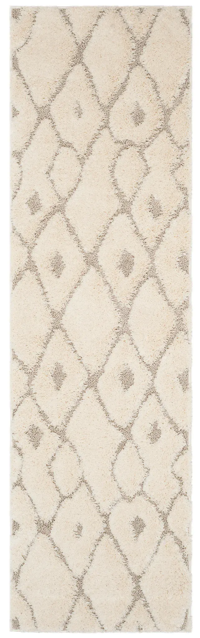 Olympia Diamond Trellis Shag Rug