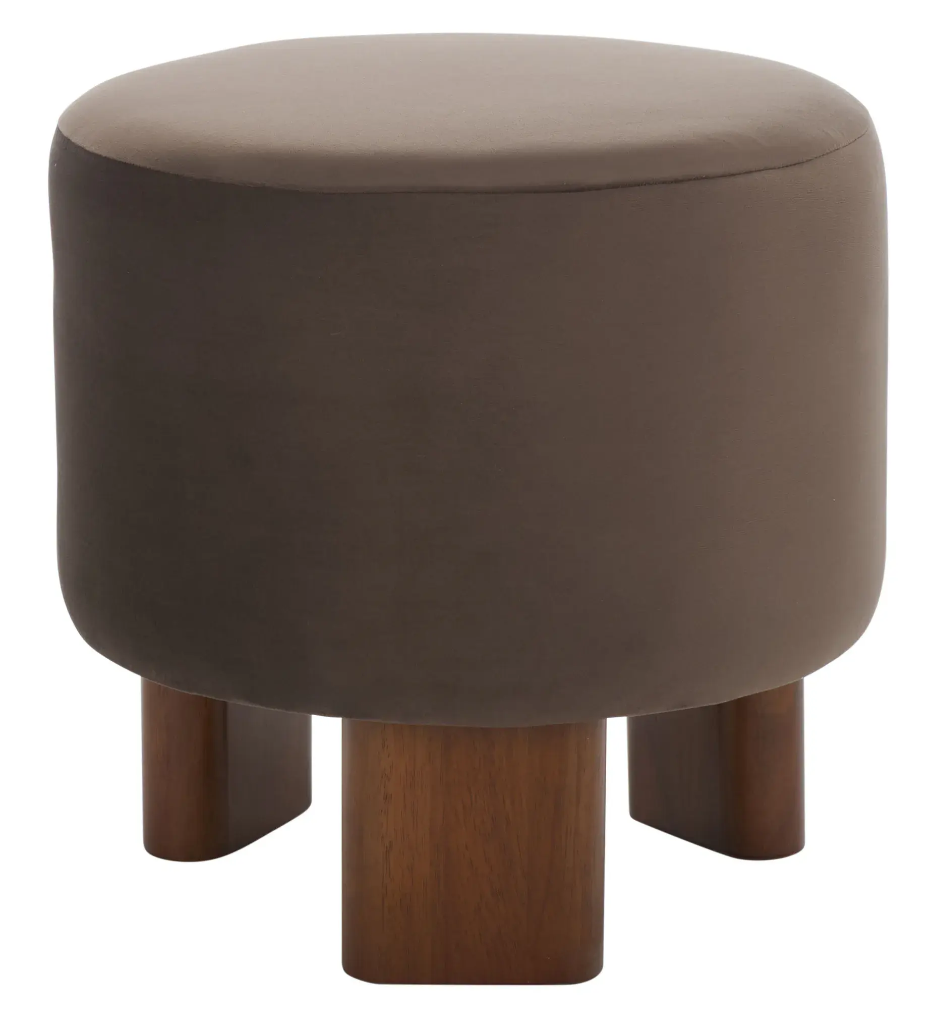 Mista Ottoman With Wood Legs