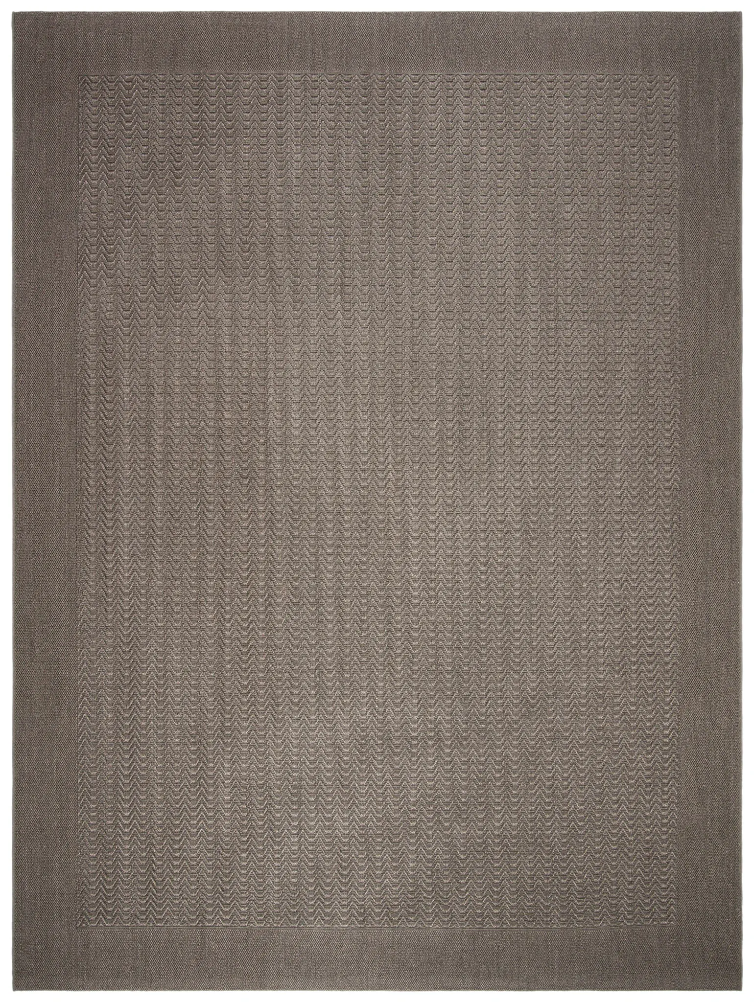 Palm Beach Chevron Bordered Jute Rug