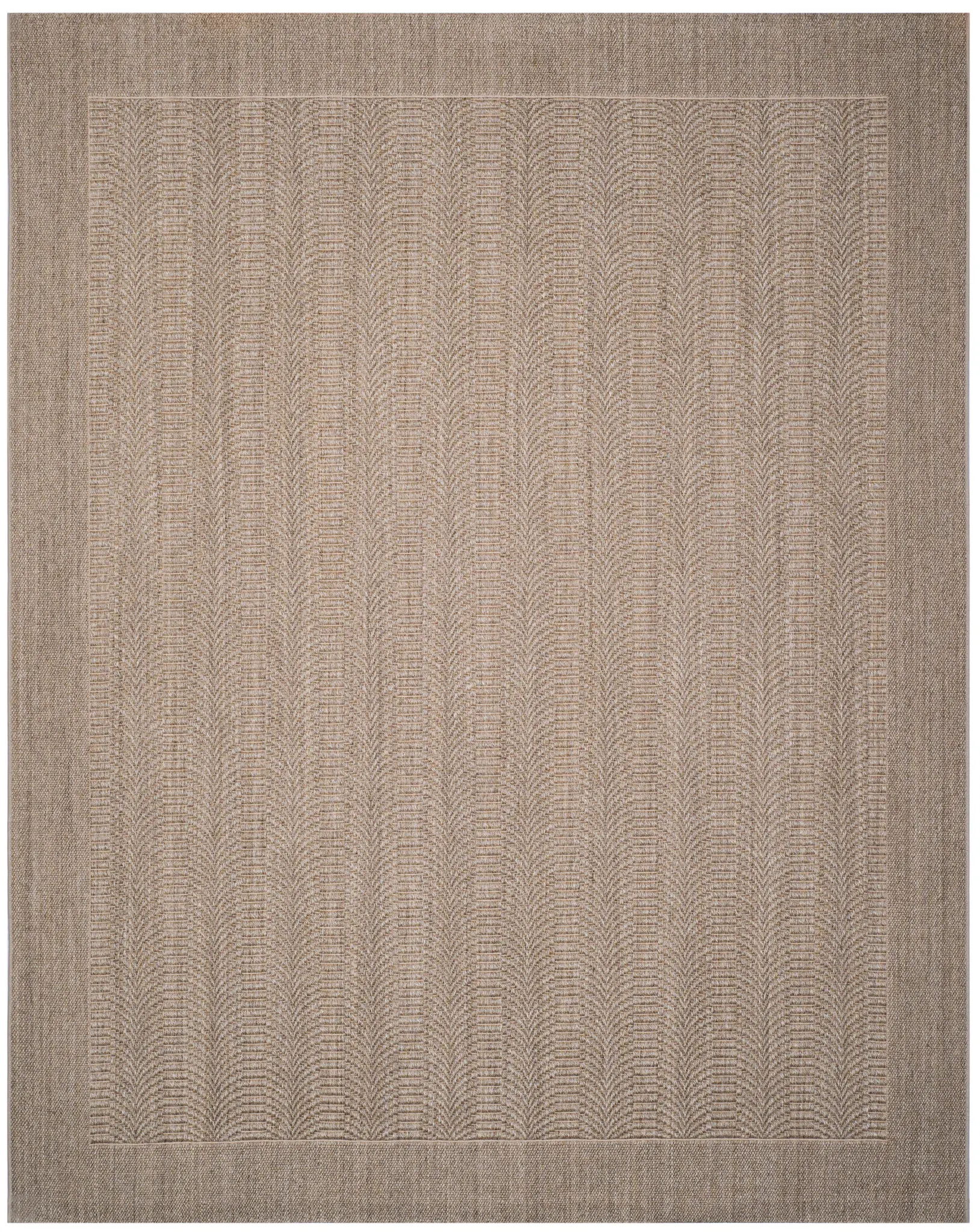 Palm Beach Scalloped Border Jute Rug