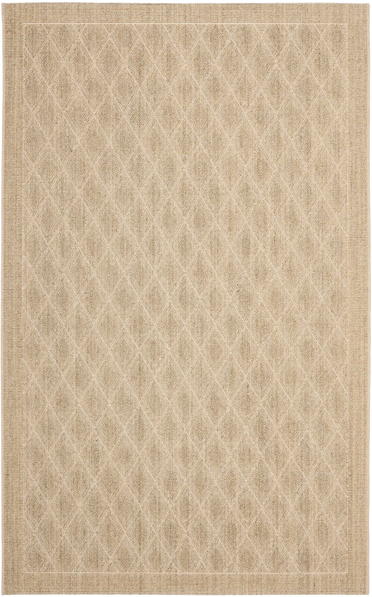 Palm Beach Diamond Border Rug