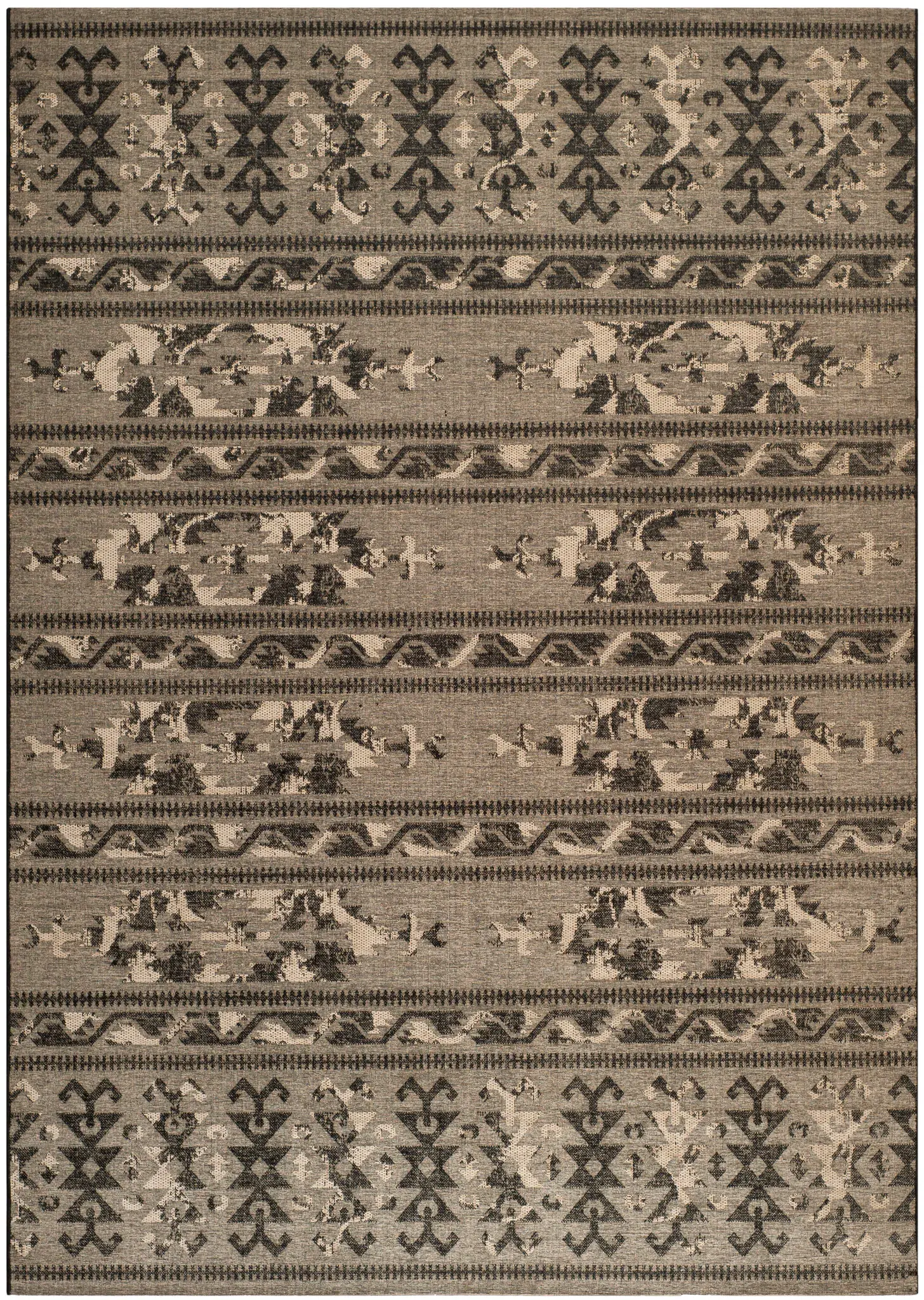 Palazzo Banded Tribal Rug
