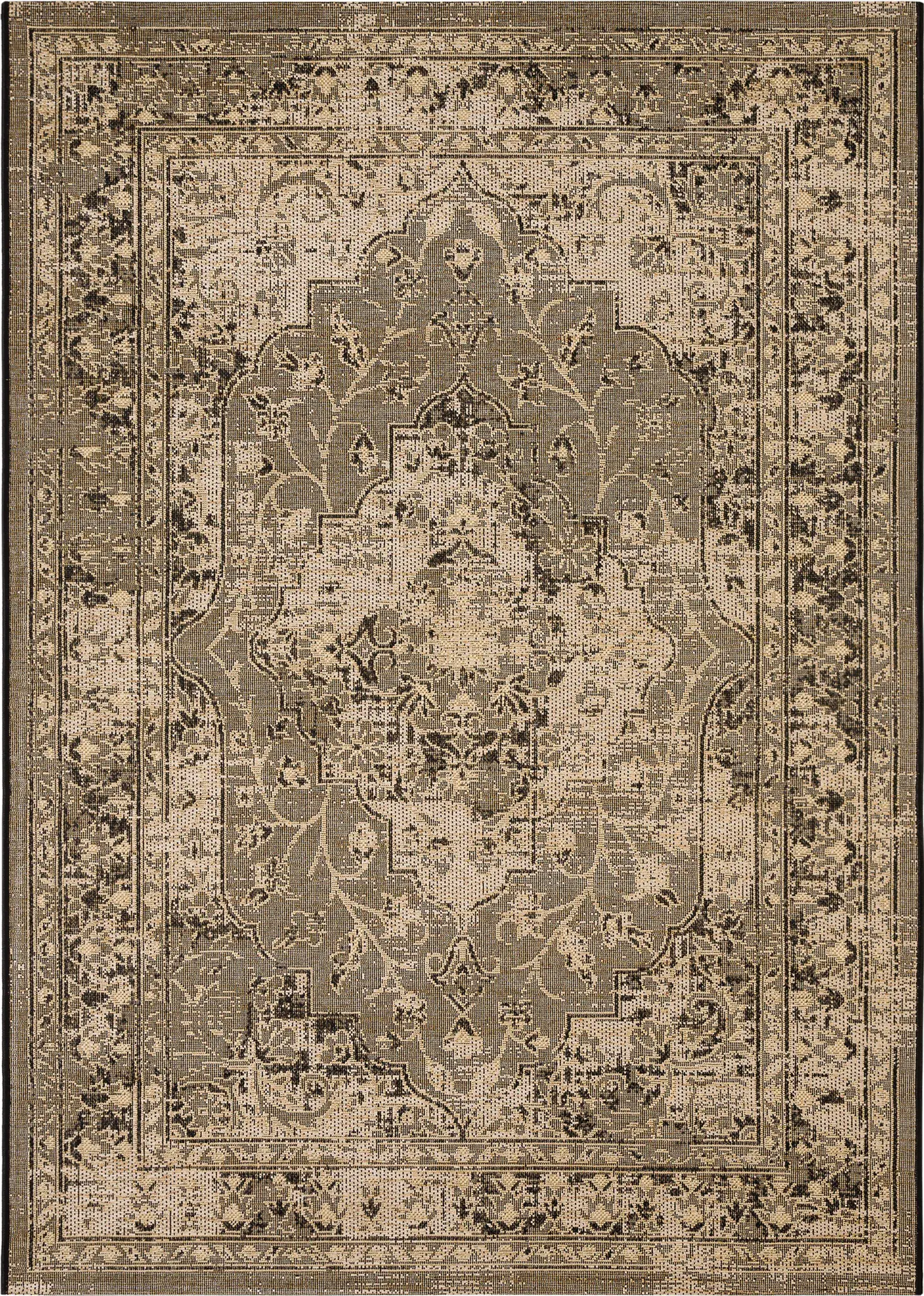 Palazzo Faded Persian Medallion Rug