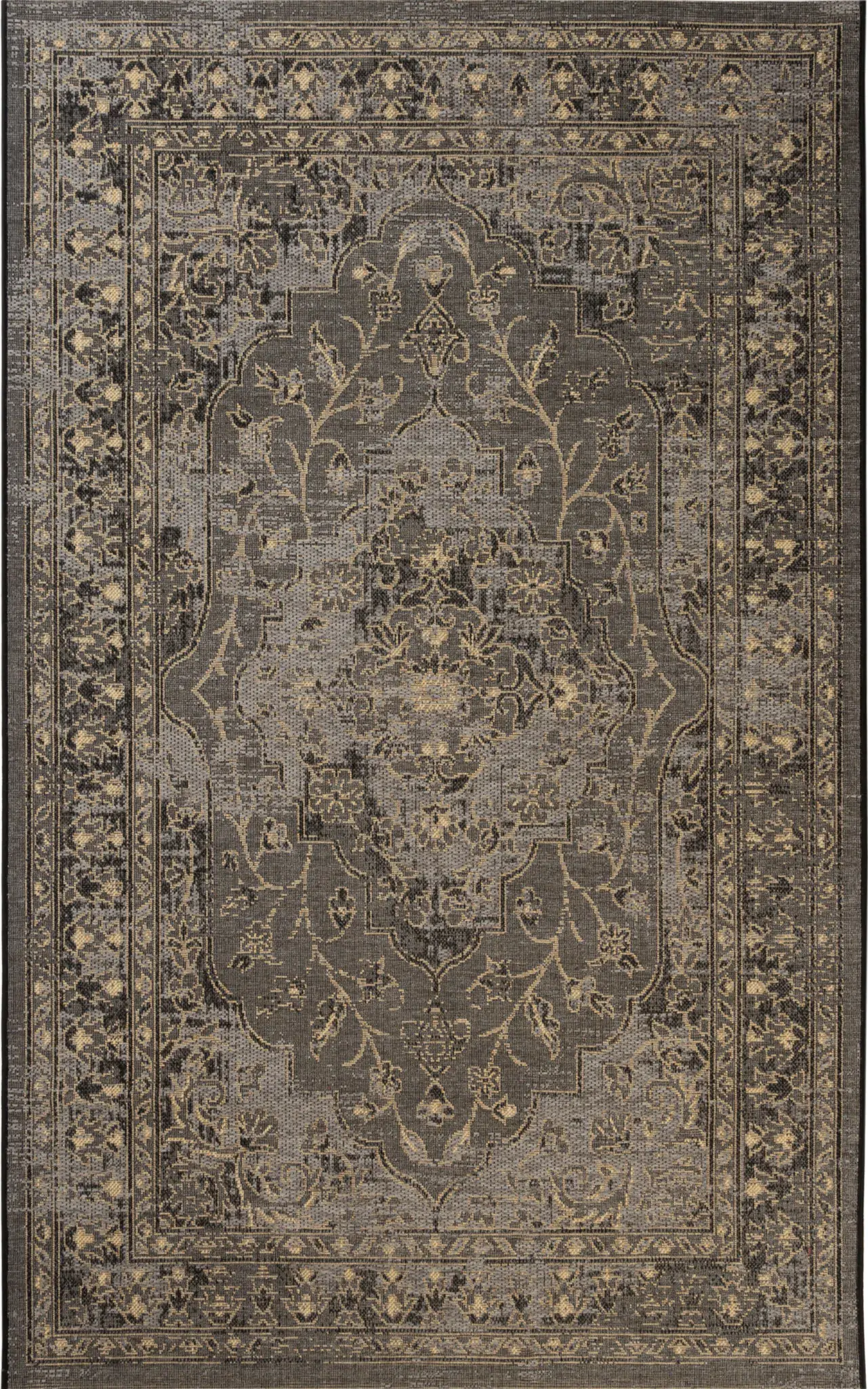 Palazzo Faded Persian Medallion Rug