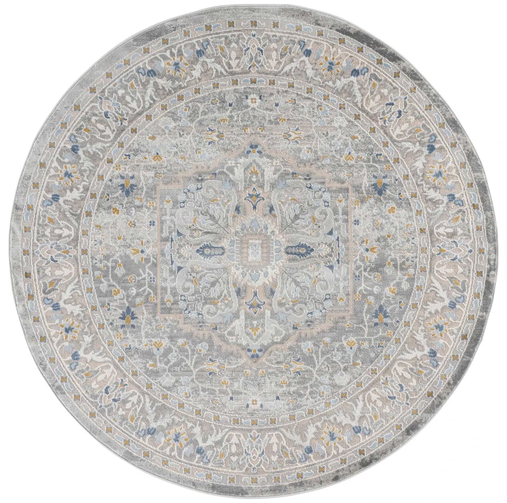 Palma Medallion Bordered Rug