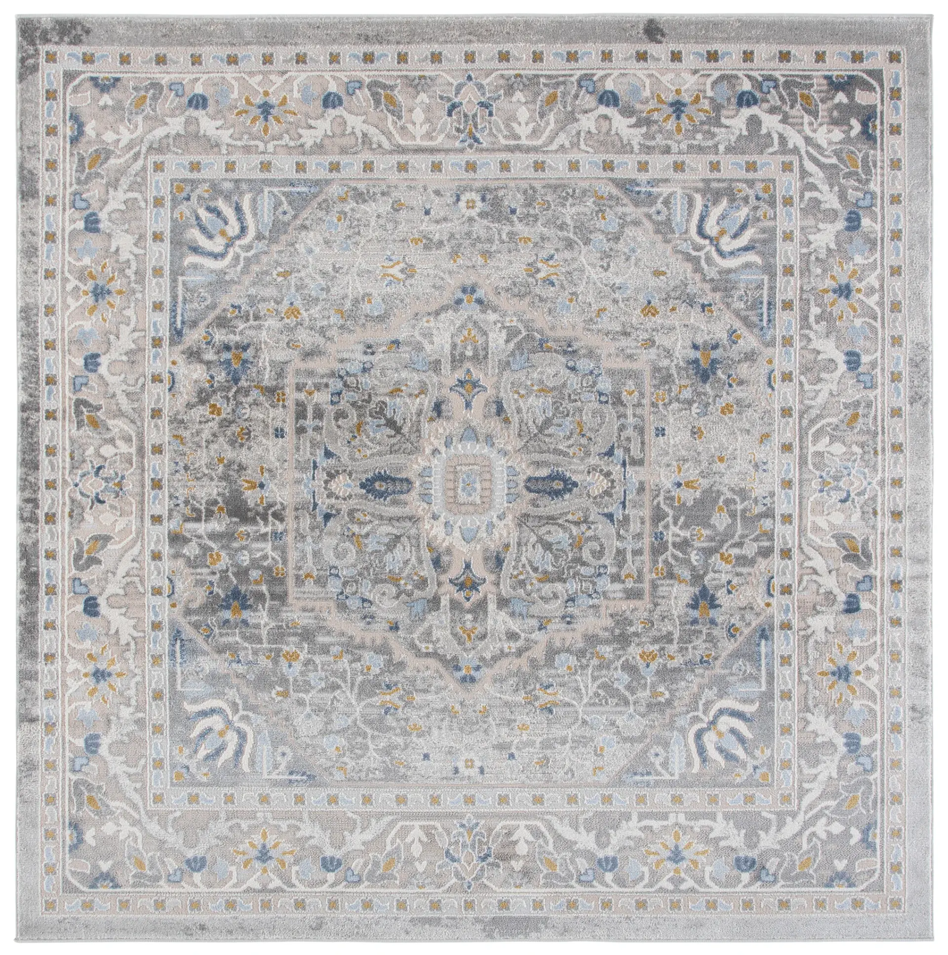 Palma Medallion Bordered Rug