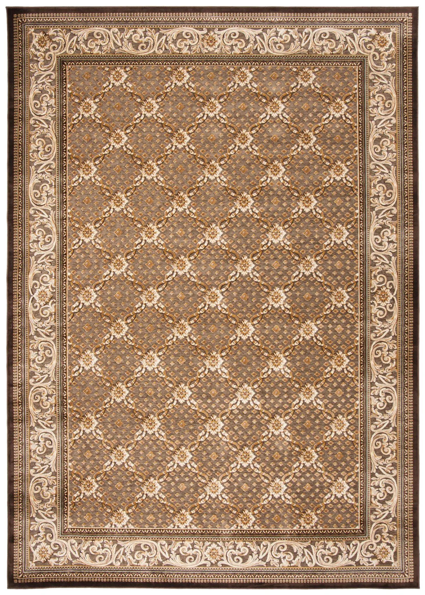 Paradise Floral Lattice Rug