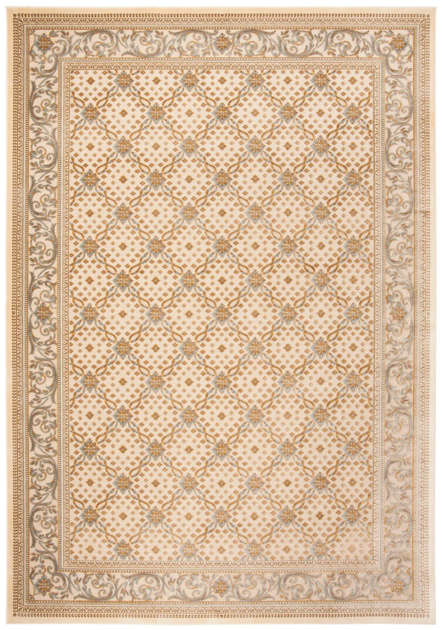 Paradise Floral Lattice Rug