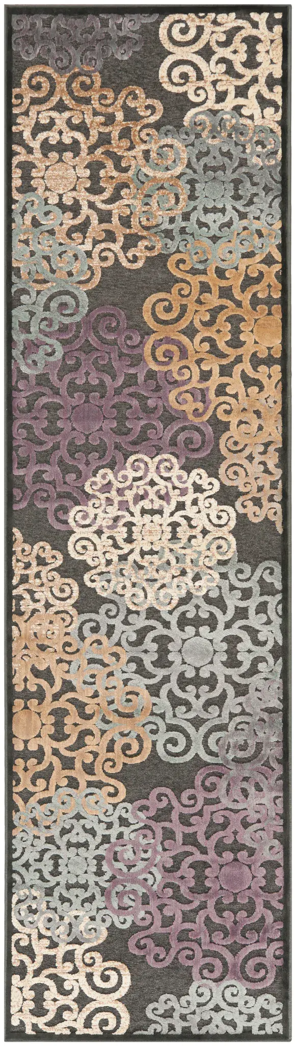 Paradise Jamie Drake Scrollwork Medallion Rug