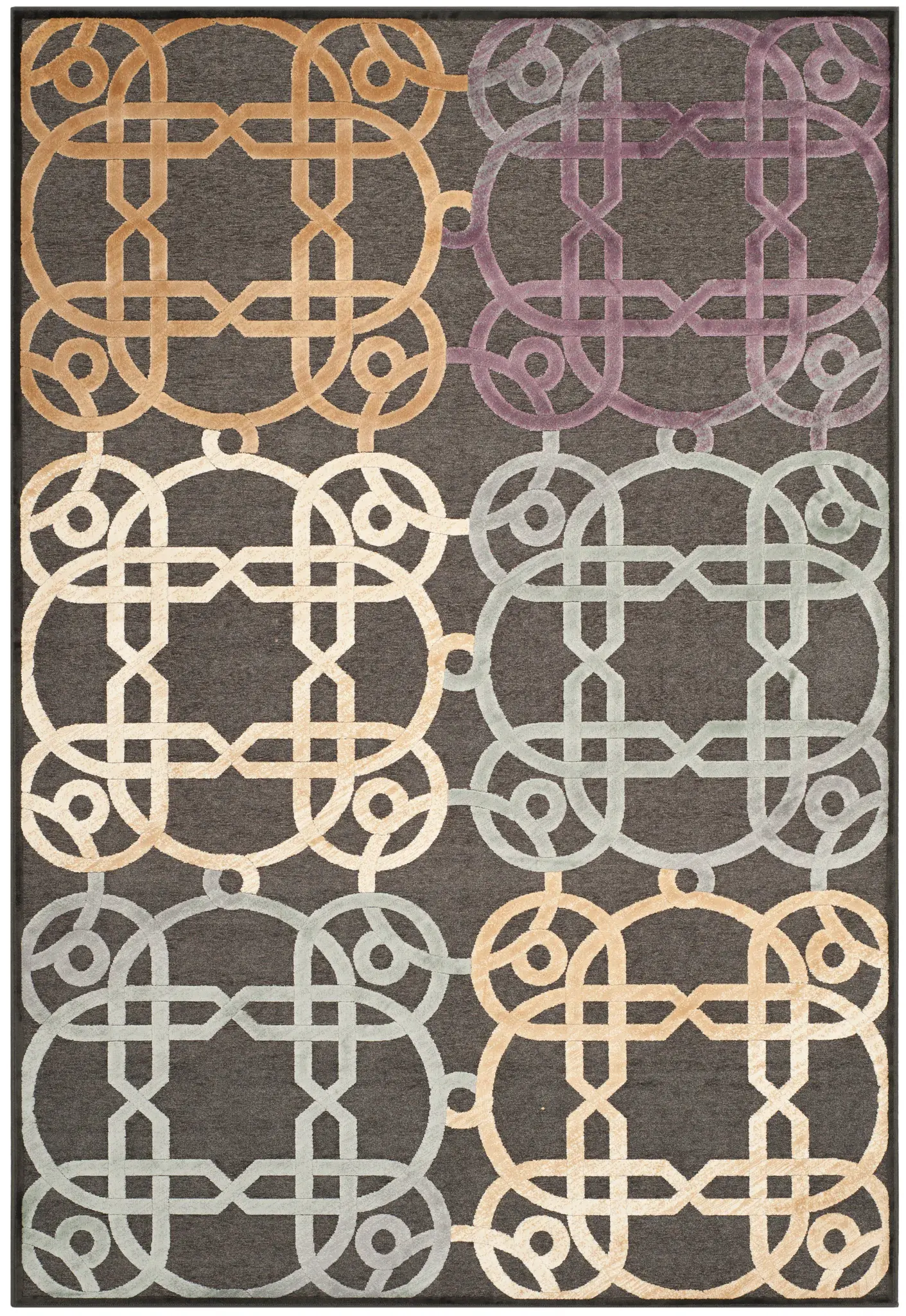 Paradise Jamie Drake Interlocking Rings Rug