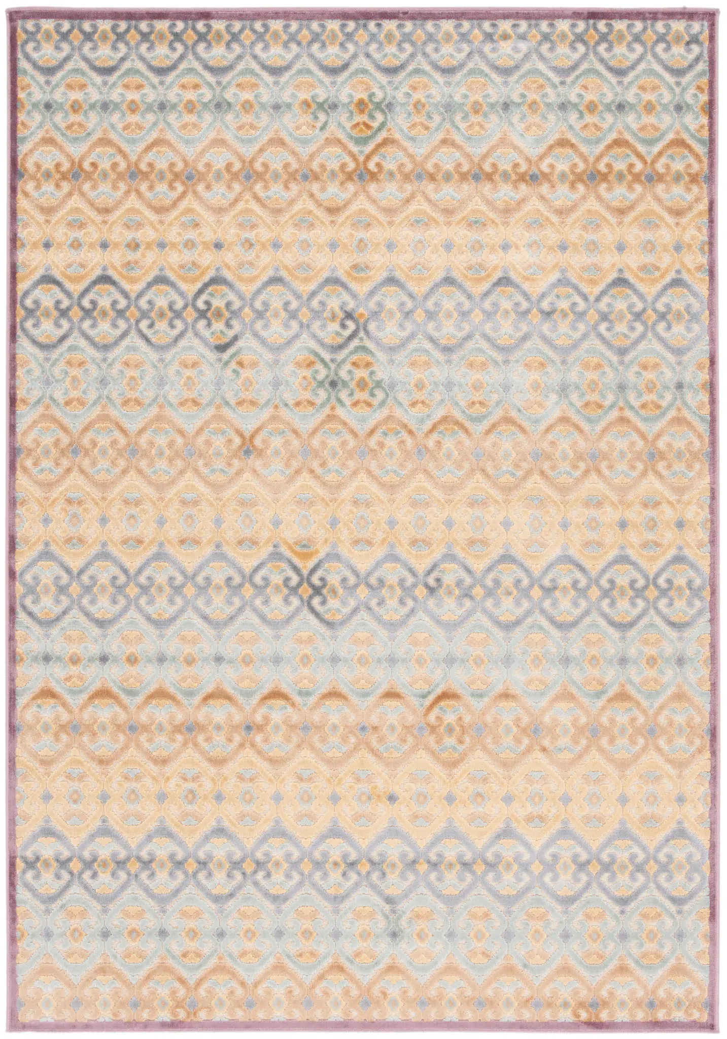 Paradise David Easton Banded Tile Rug