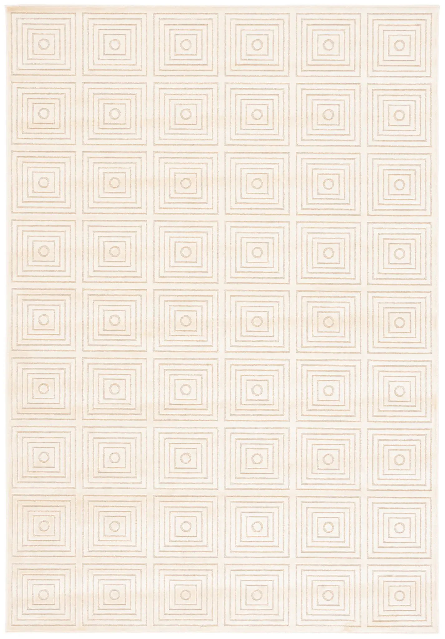 Paradise Jamie Drake Concentric Square Rug
