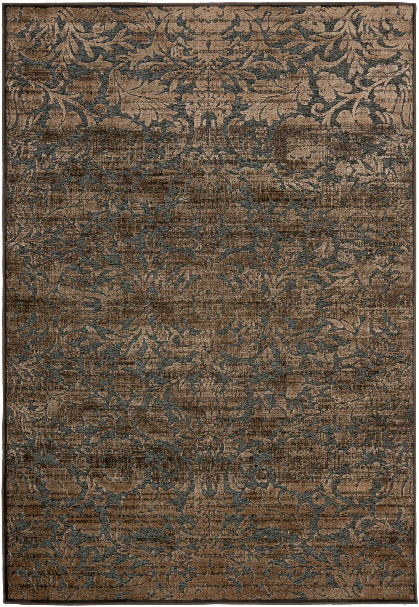 Paradise Foliate Damask Rug