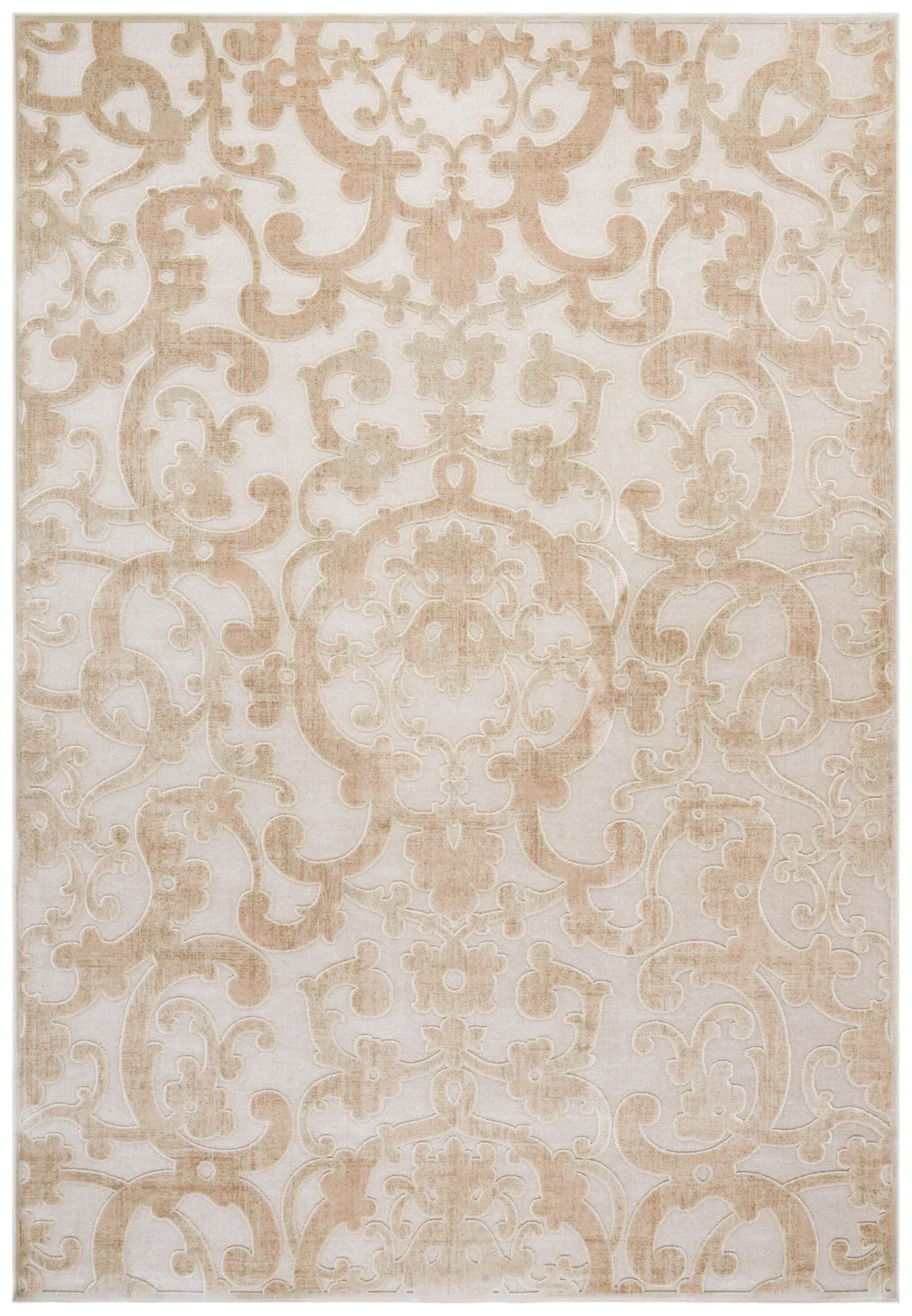Paradise Scrolling Vine Viscose Rug