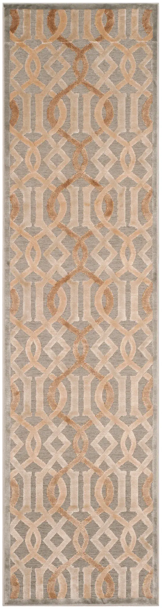 Paradise Interlocking Lattice Viscose Rug