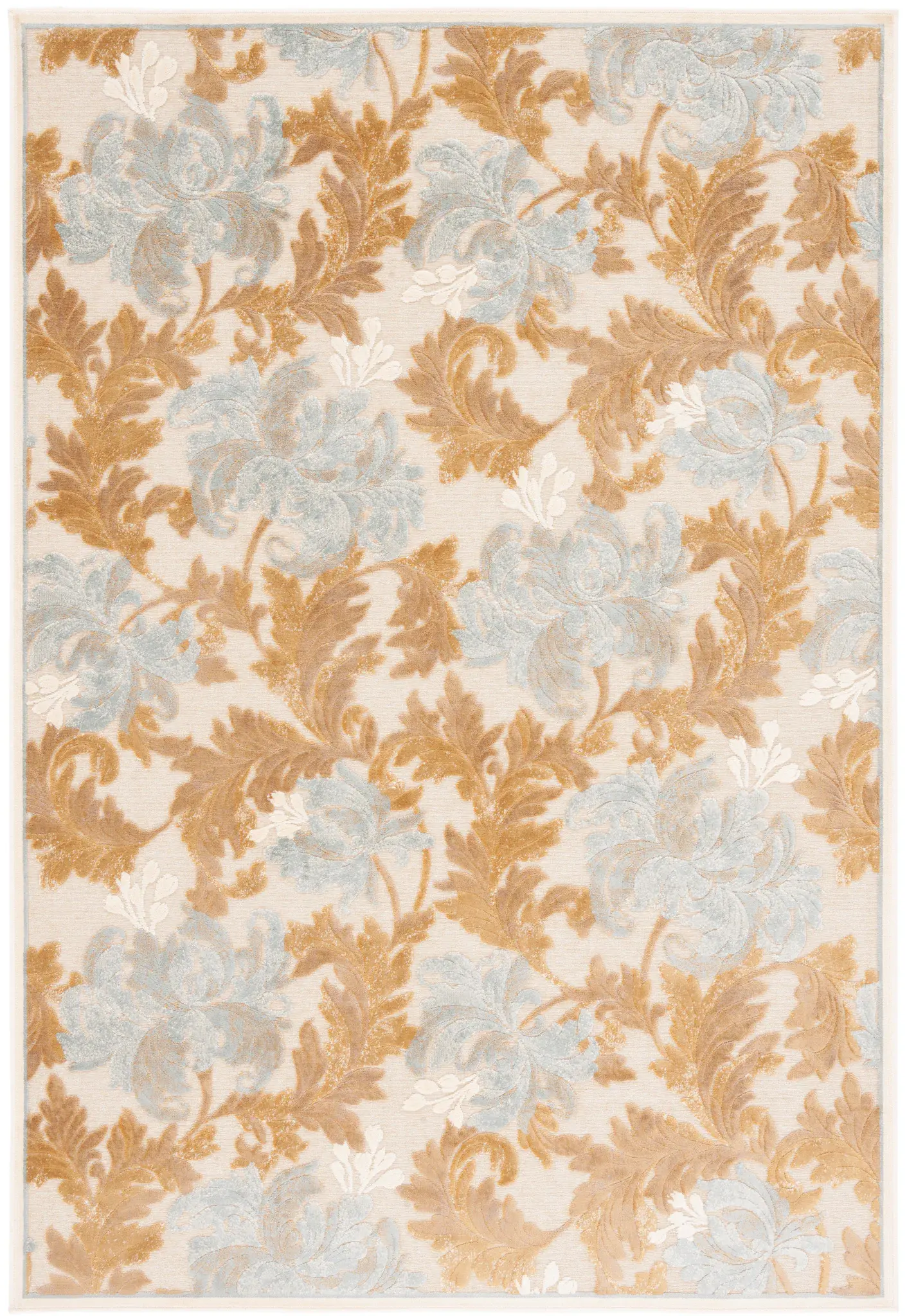 Paradise Floral Scroll Rug