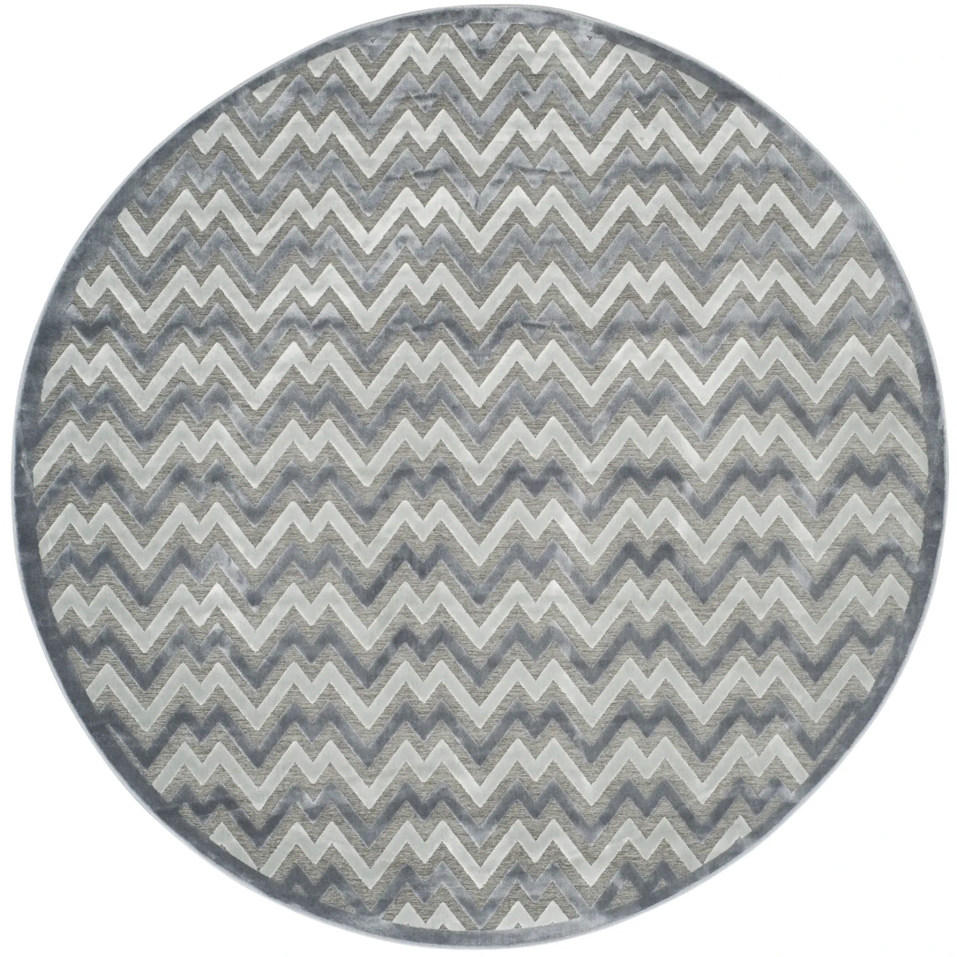 Paradise Chevron Border Rug