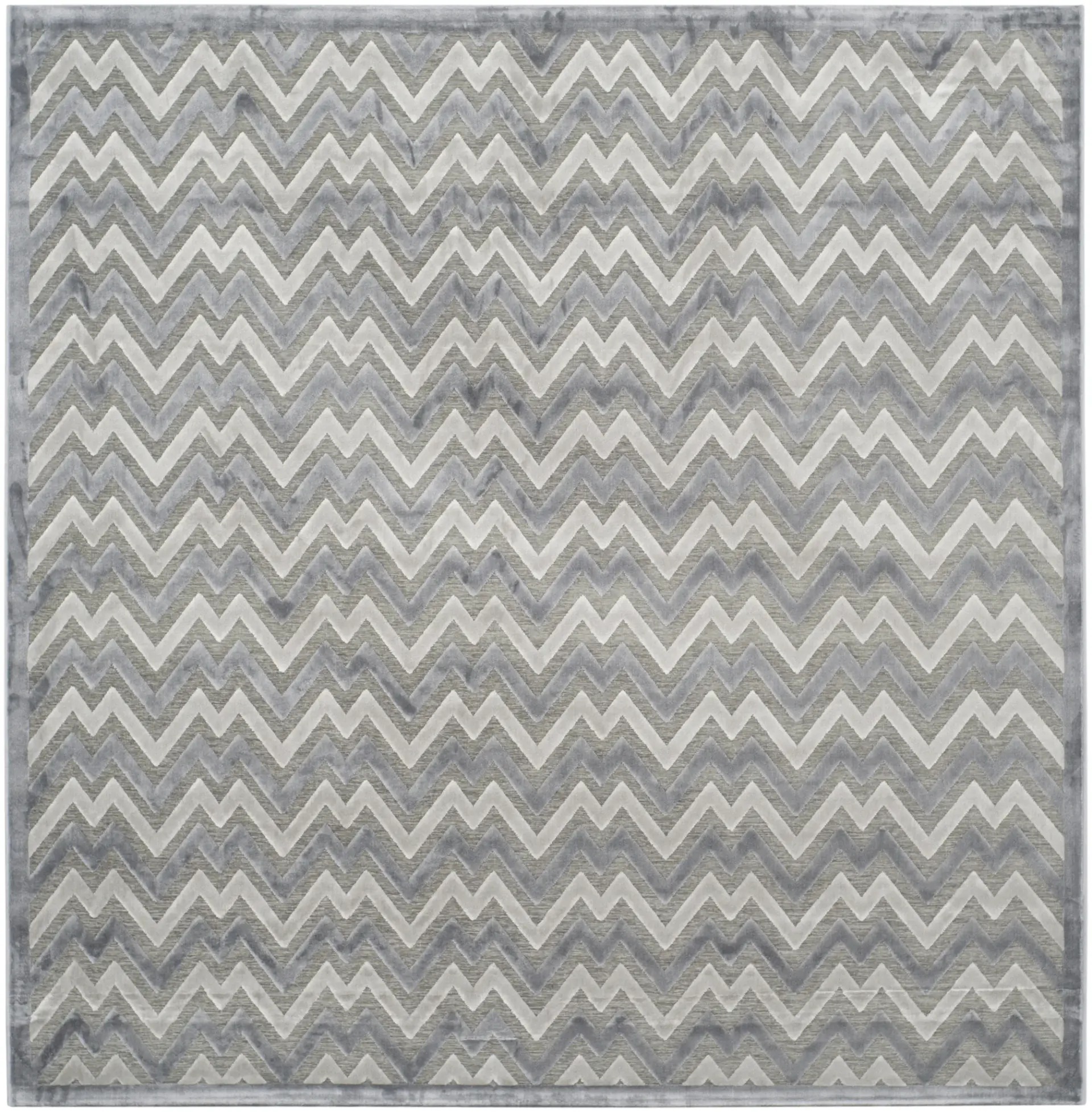 Paradise Chevron Border Rug