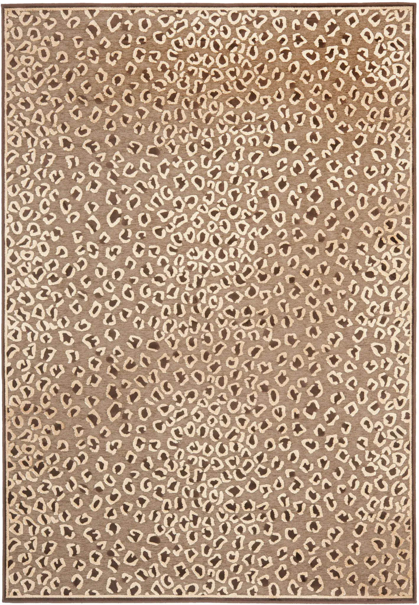 Paradise Glam Animal Print Viscose Rug